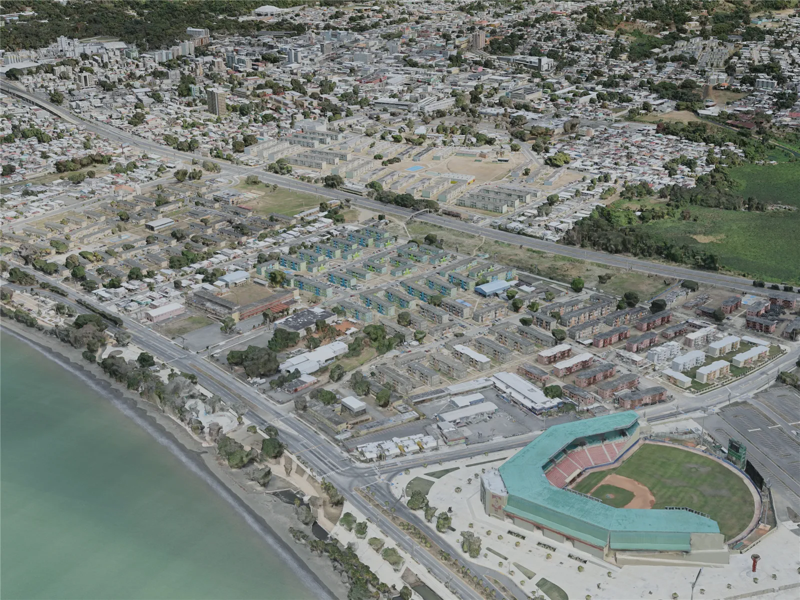 Mayaguez City, Puerto Rico (2021) 3D Model main preview