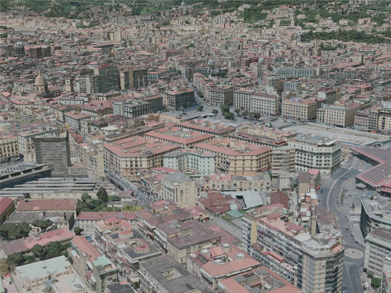 Naples City, Italy (2021) 3D Model main preview