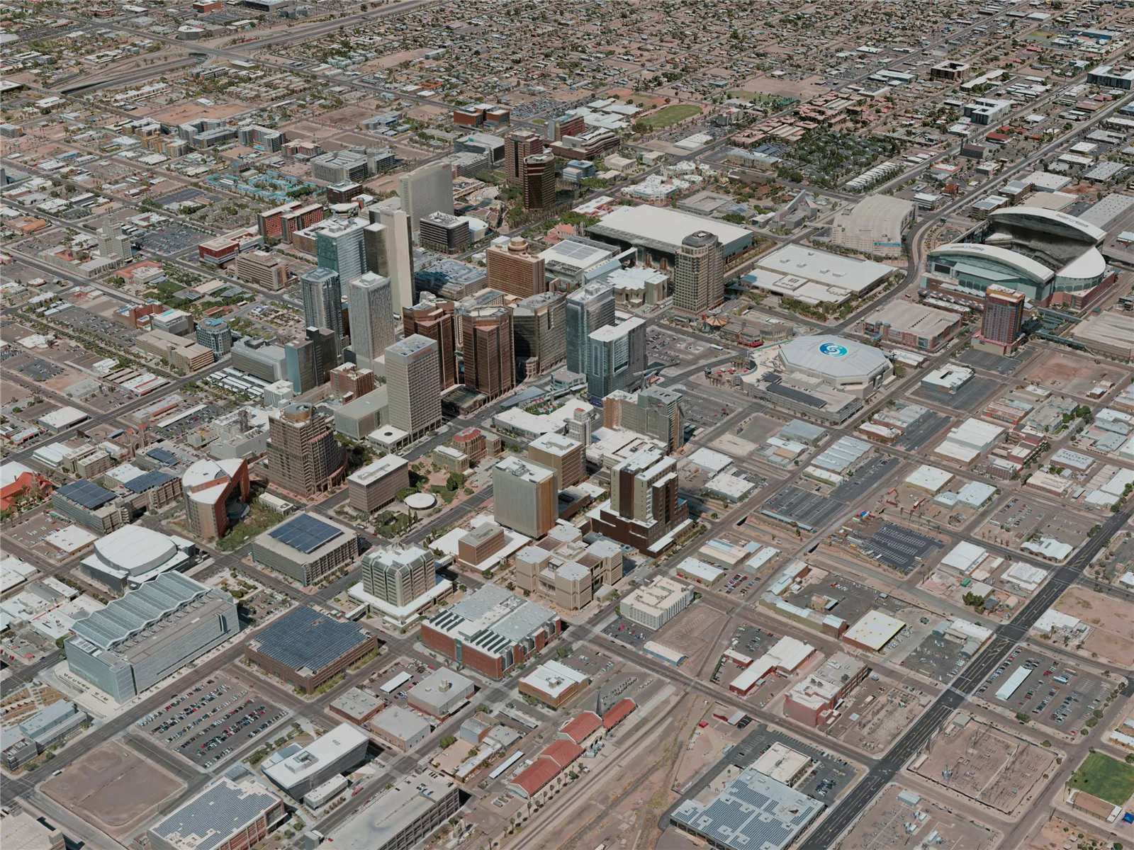 Phoenix City, USA (2021) 3D Model main preview
