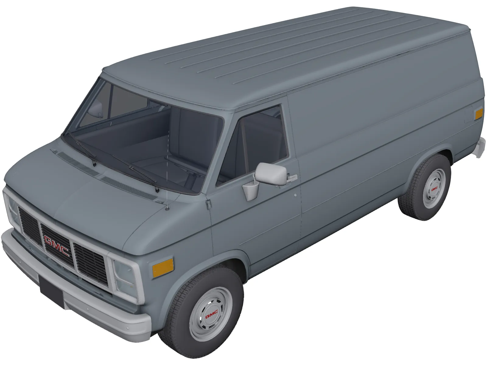 GMC Vandura (1987) 3D Model main preview