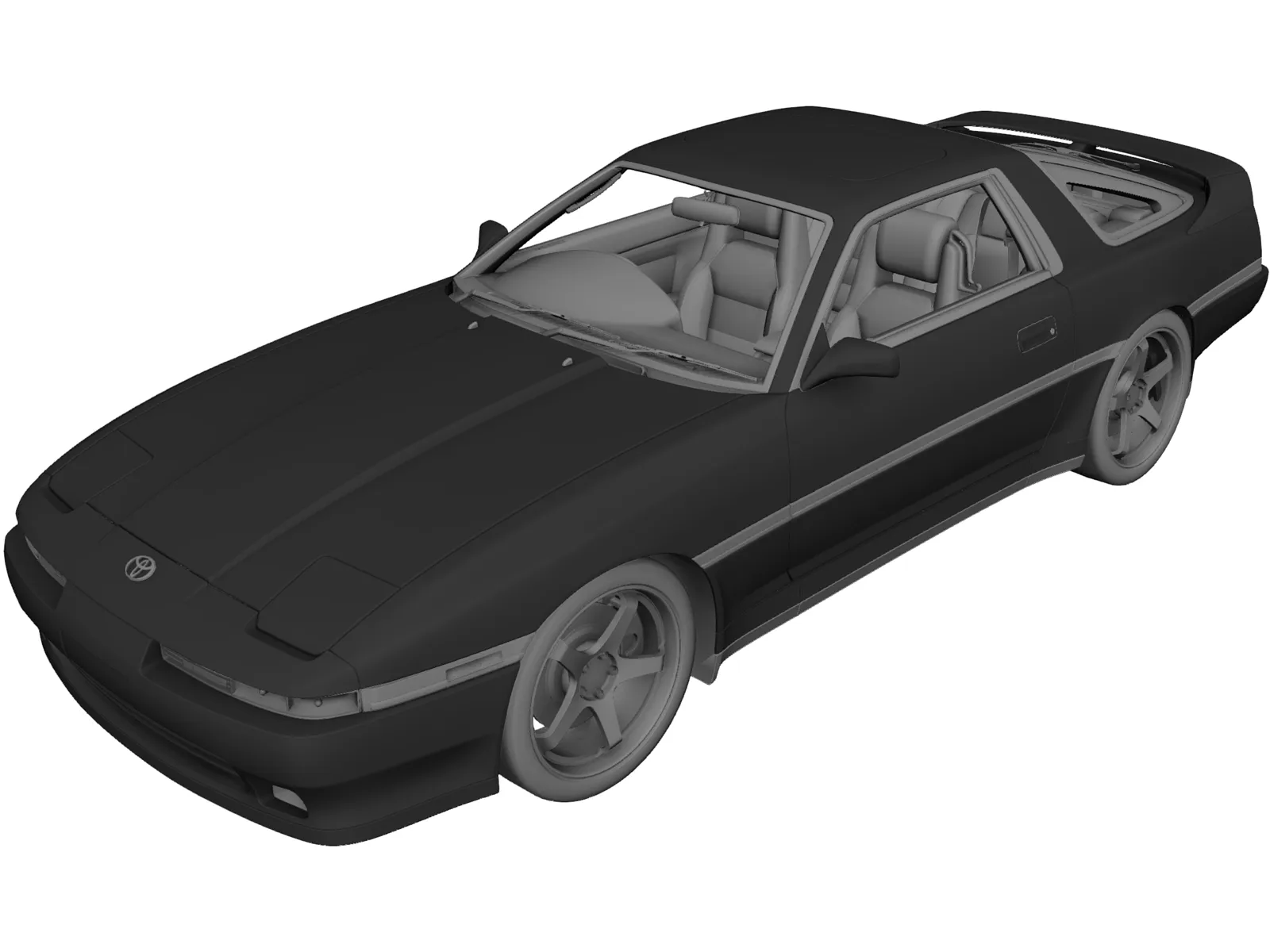 Toyota Supra (1992) 3D Model main preview