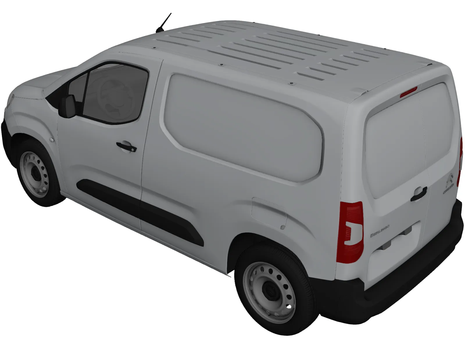 Citroen Berlingo Van SWB (2021) 3D Model main preview