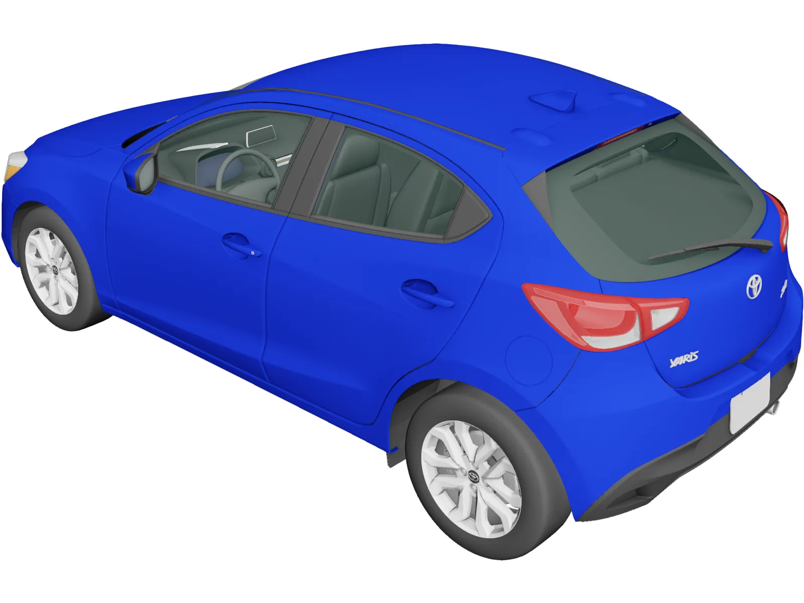 Toyota Yaris Hatchback US (2020) 3D Model main preview