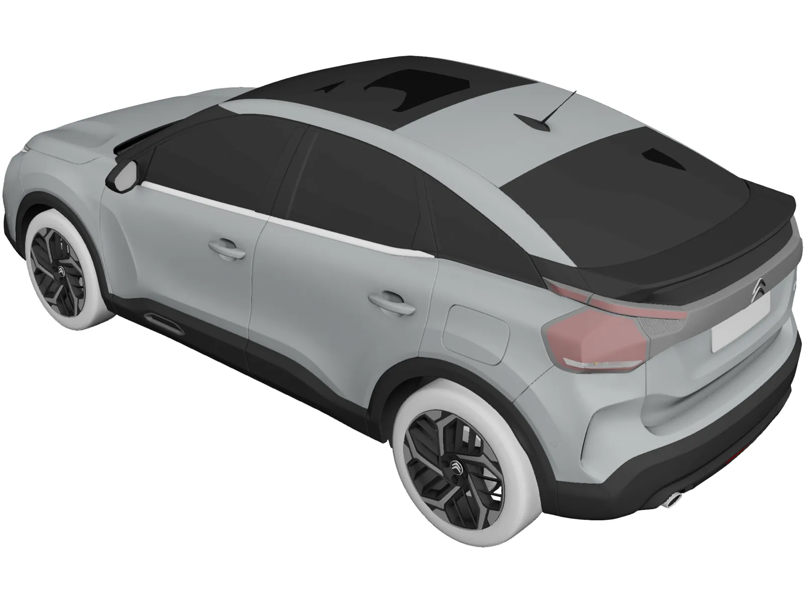 Citroen C4 (2021) 3D Model main preview