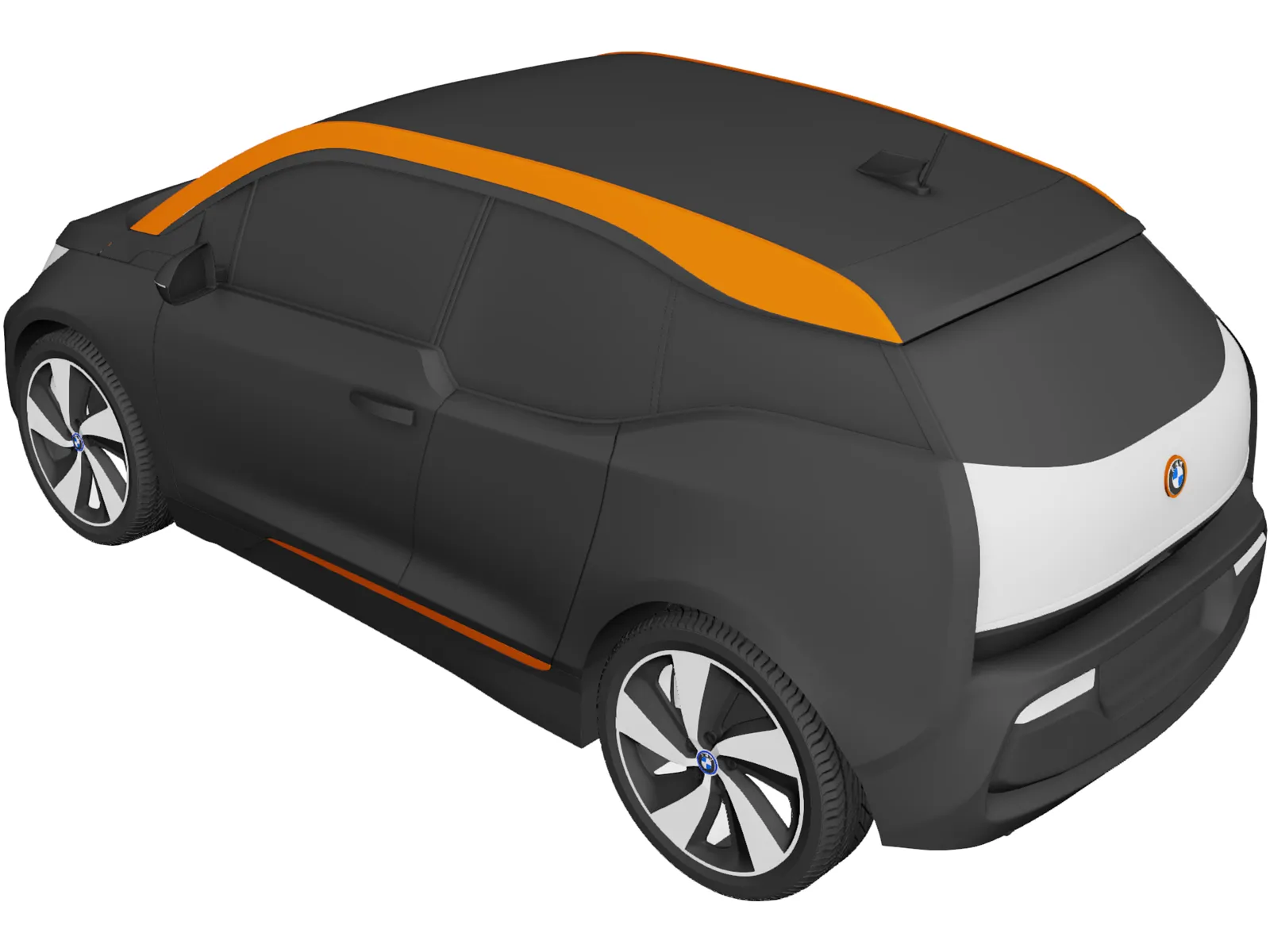 BMW i3 3D Model main preview