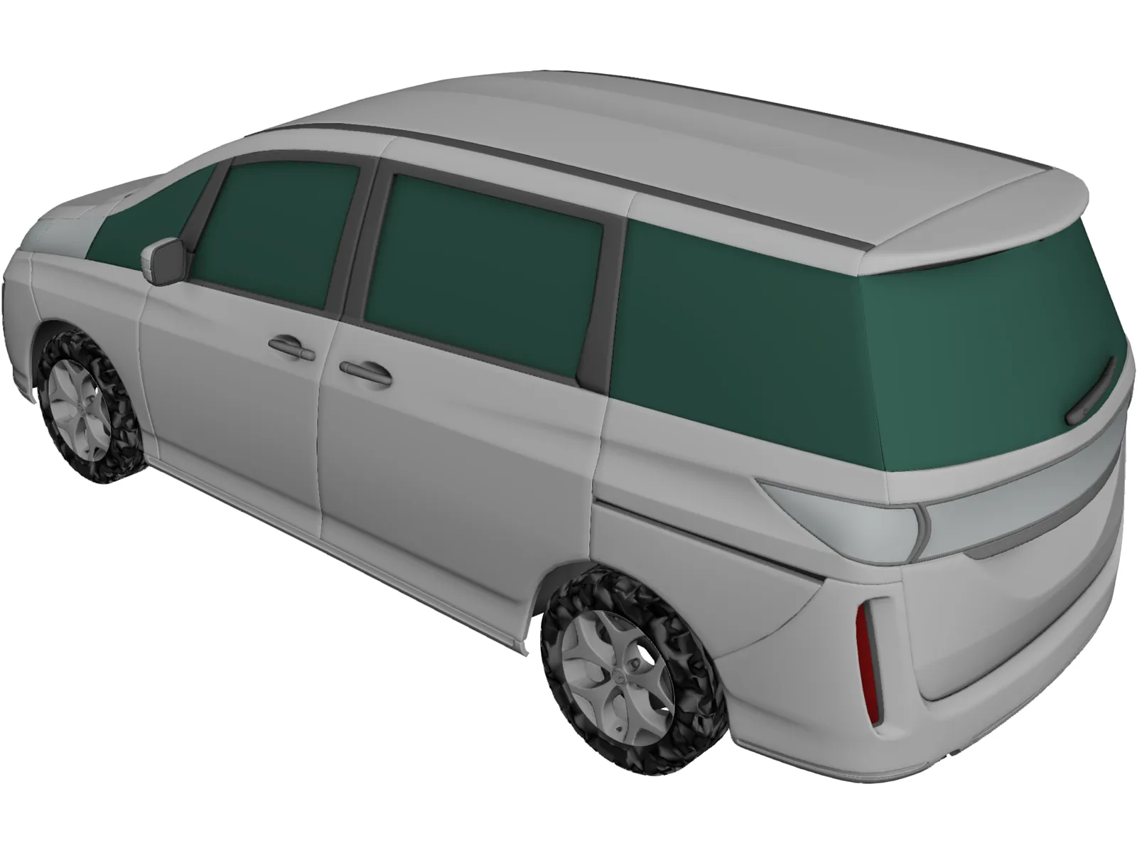 Mazda Biante (2012) 3D Model main preview