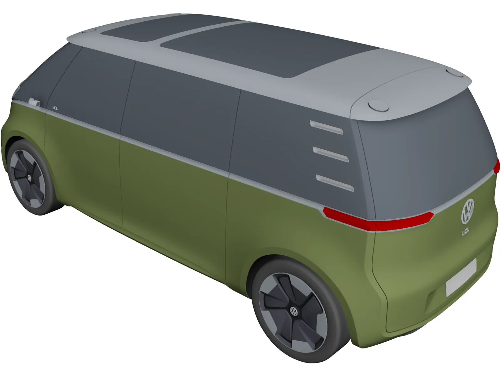 Volkswagen ID.Buzz Concept (2020) 3D Model main preview