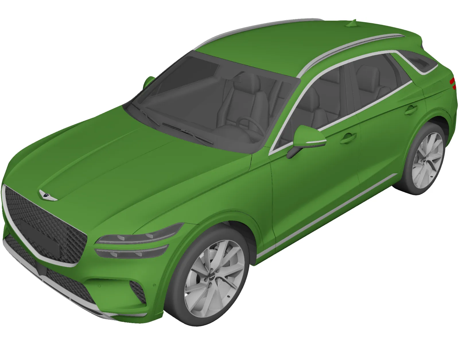 Genesis GV70 (2021) 3D Model main preview
