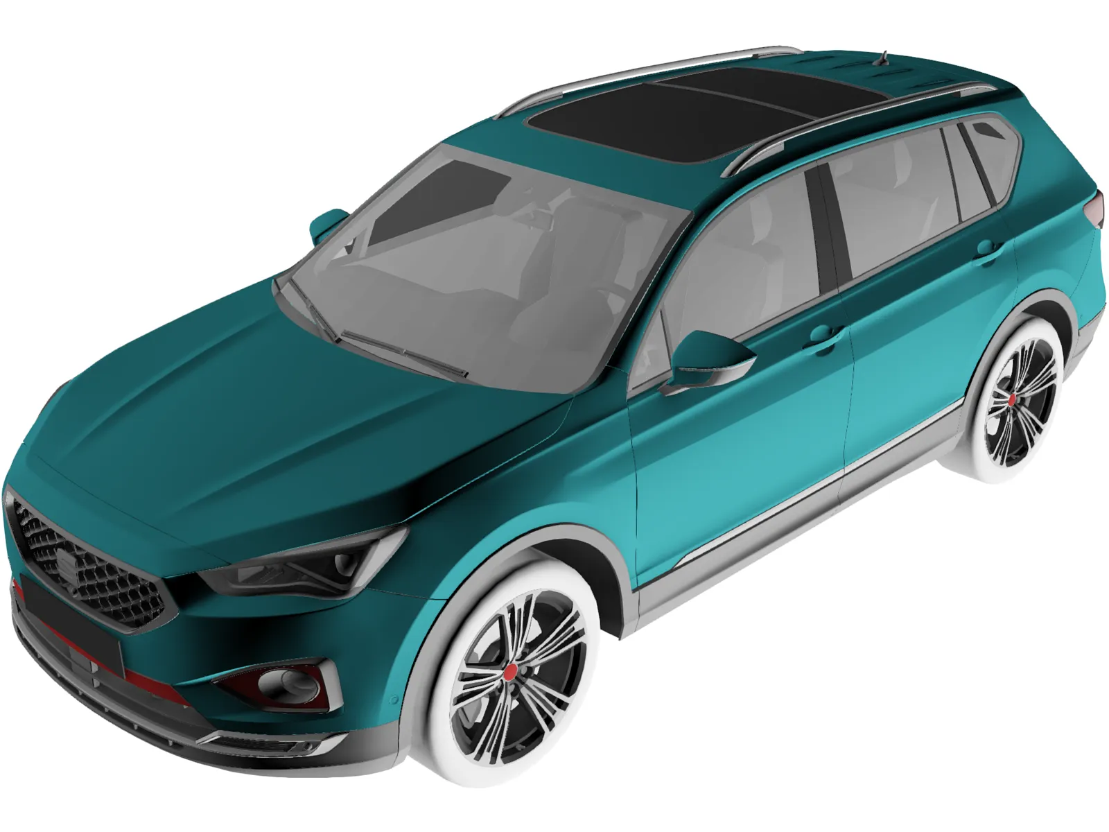 Seat Tarraco (2019) 3D Model main preview