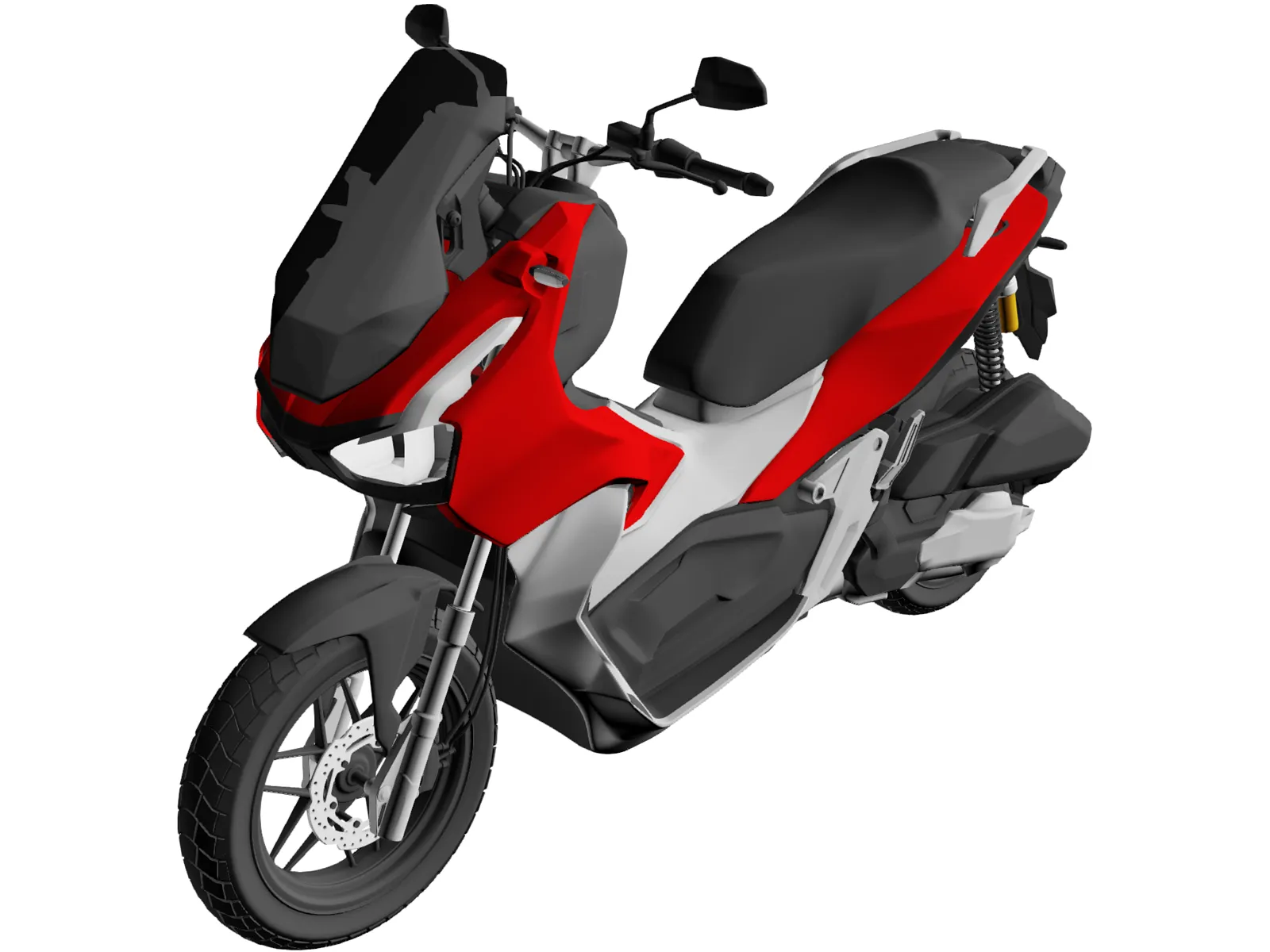Honda ADV 150 3D Model main preview