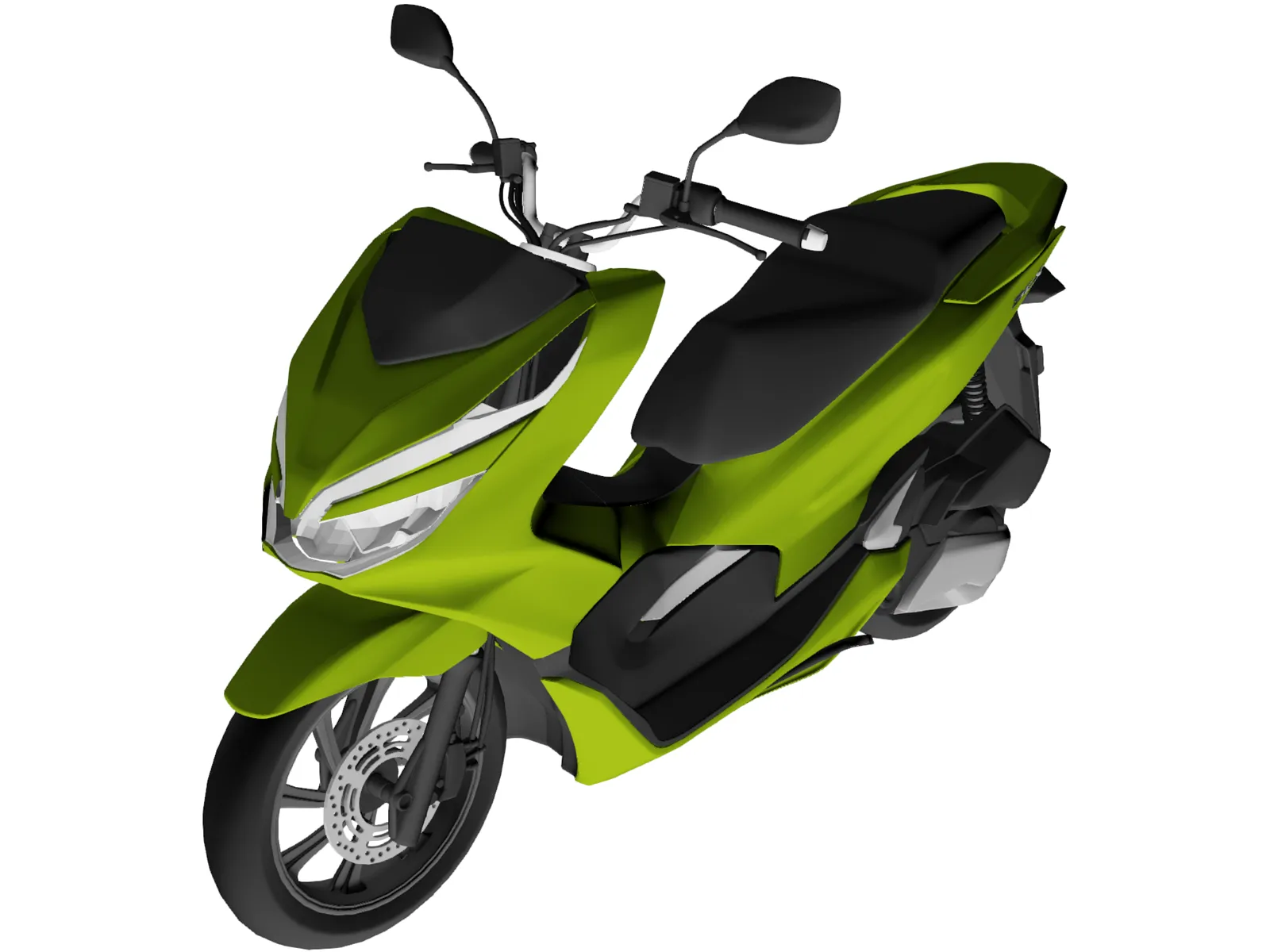 Honda PCX 150 3D Model main preview