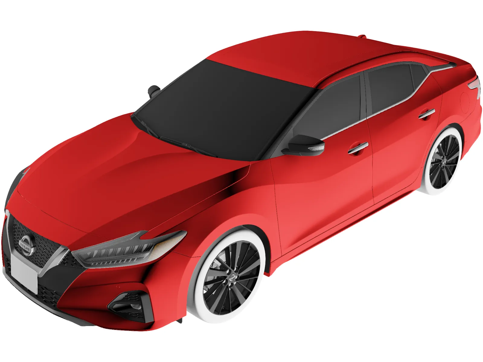 Nissan Maxima (2019) 3D Model main preview