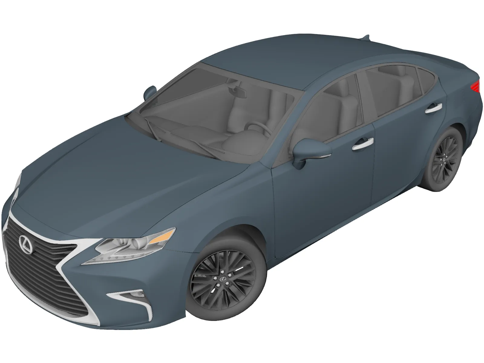 Lexus ES350 (2016) 3D Model main preview