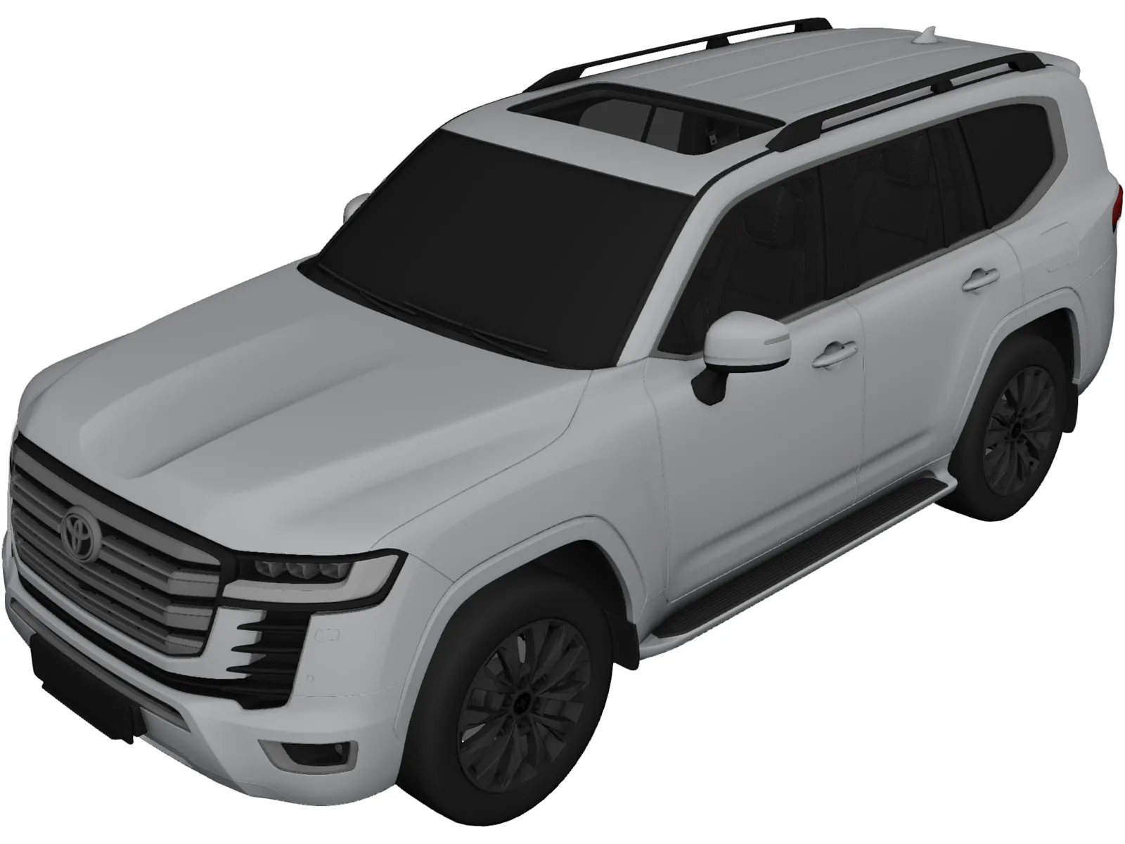 Toyota Land Cruiser 300 (2021) 3D Model main preview
