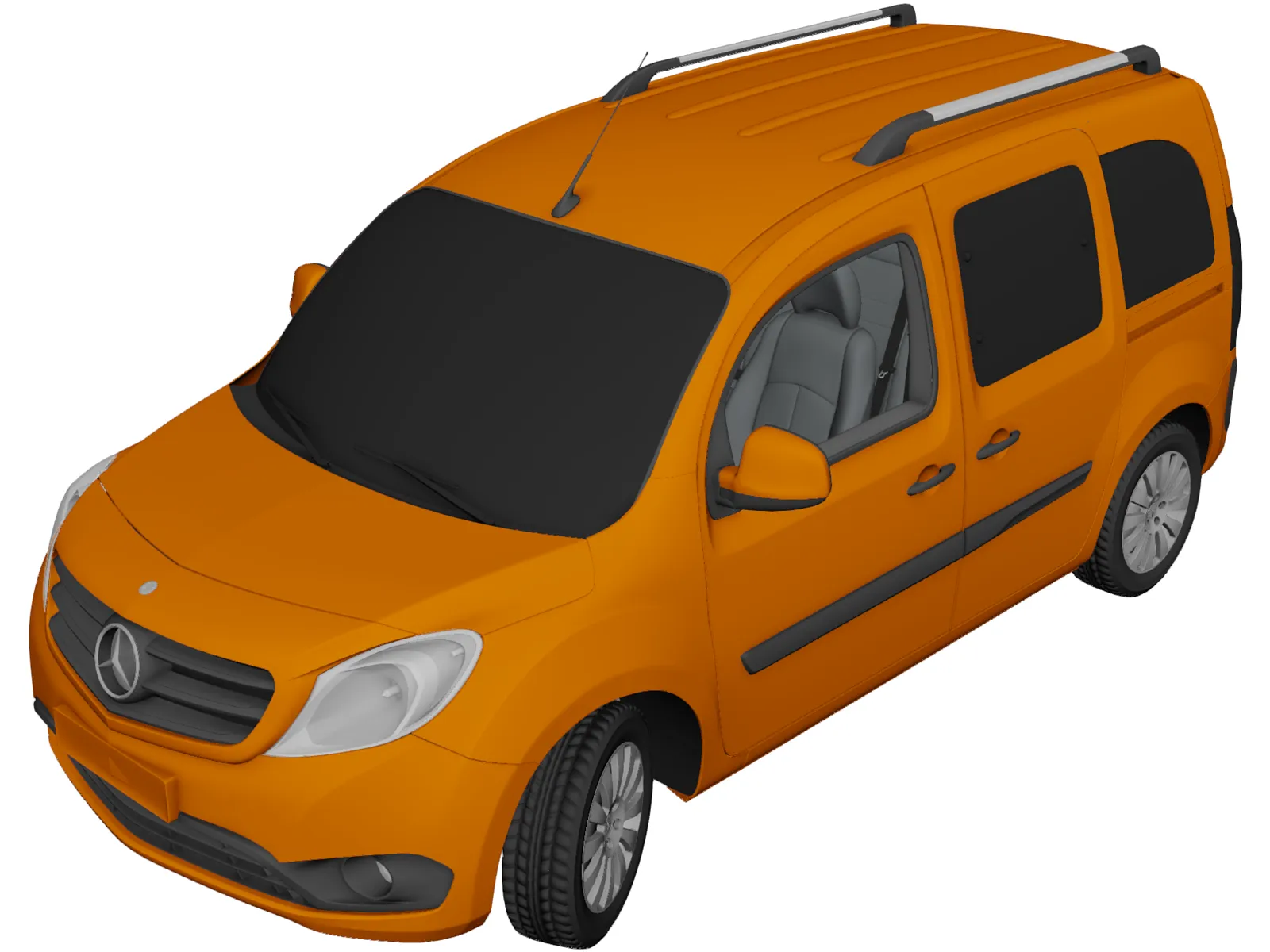 Mercedes-Benz Citan (2013) 3D Model main preview