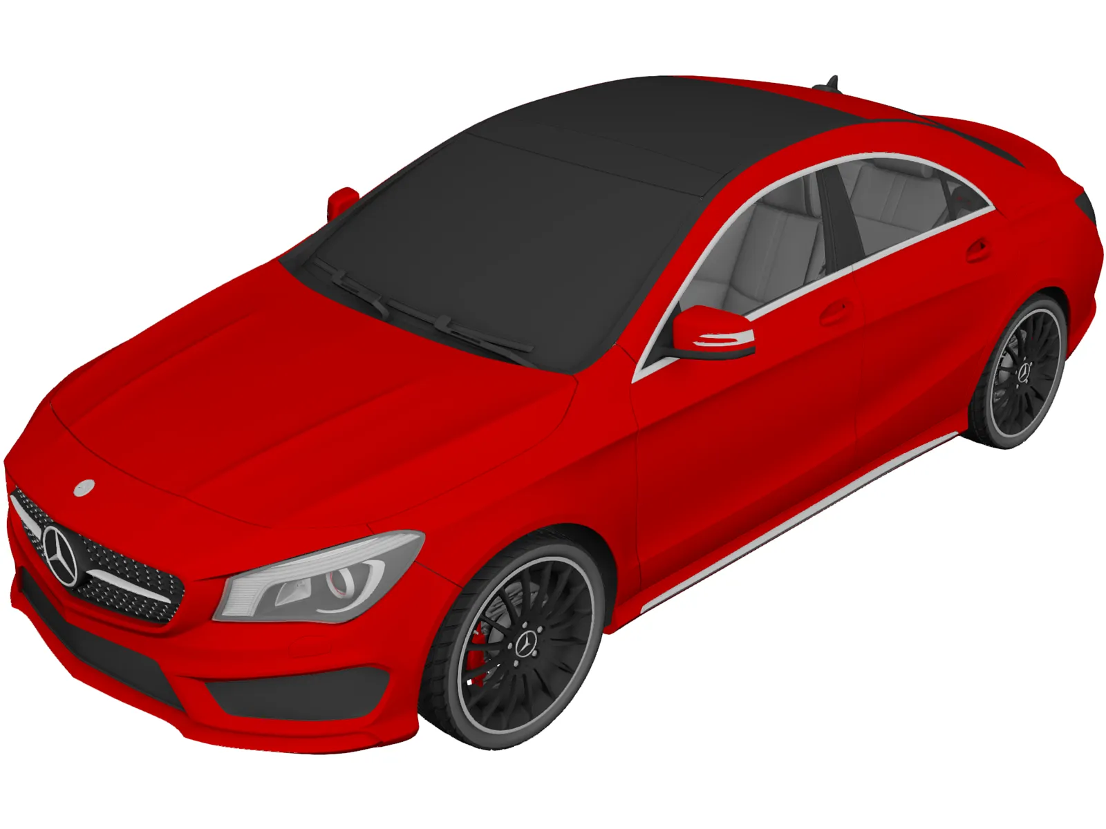 Mercedes-Benz CLA 45 AMG (2013) 3D Model main preview