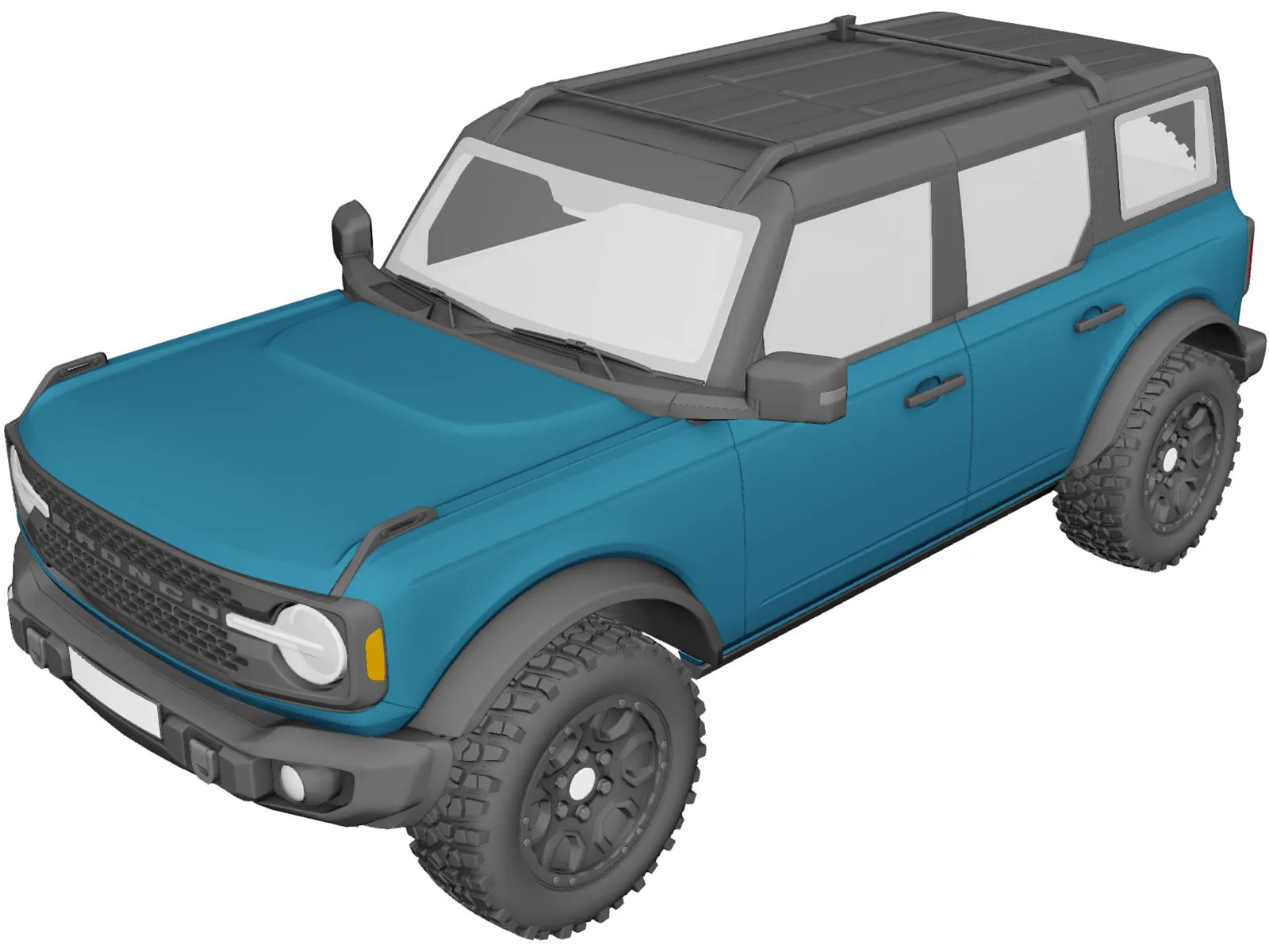Ford Bronco (2021) 3D Model main preview