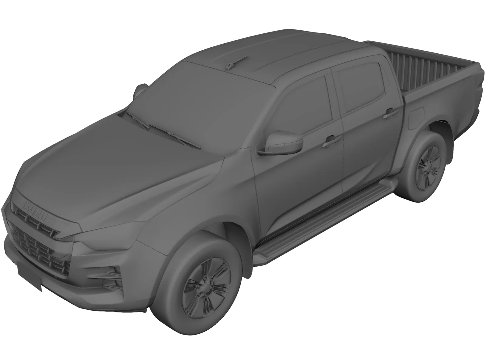 Isuzu D-Max (2021) 3D Model main preview
