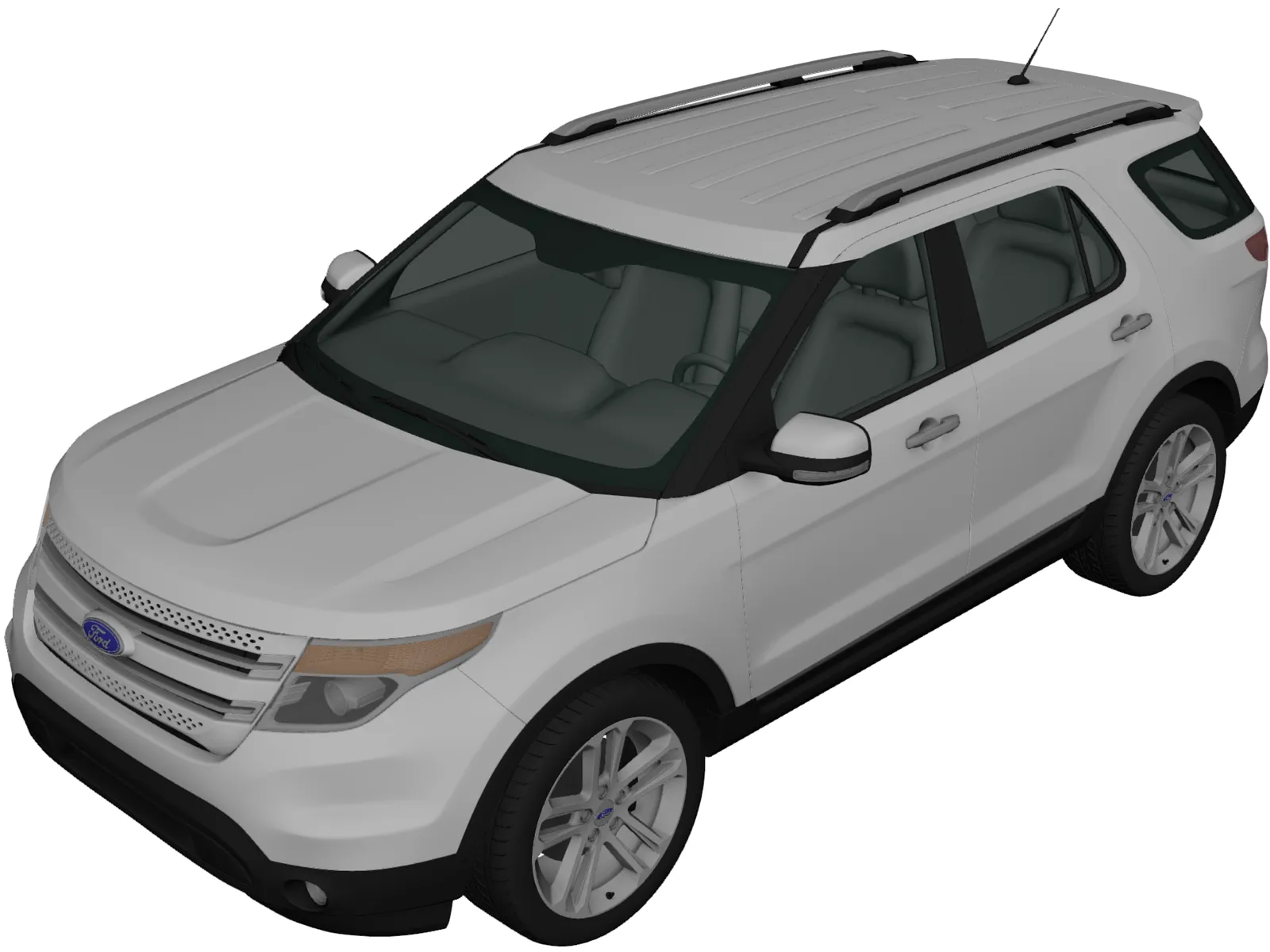 Ford Explorer (2011) 3D Model main preview