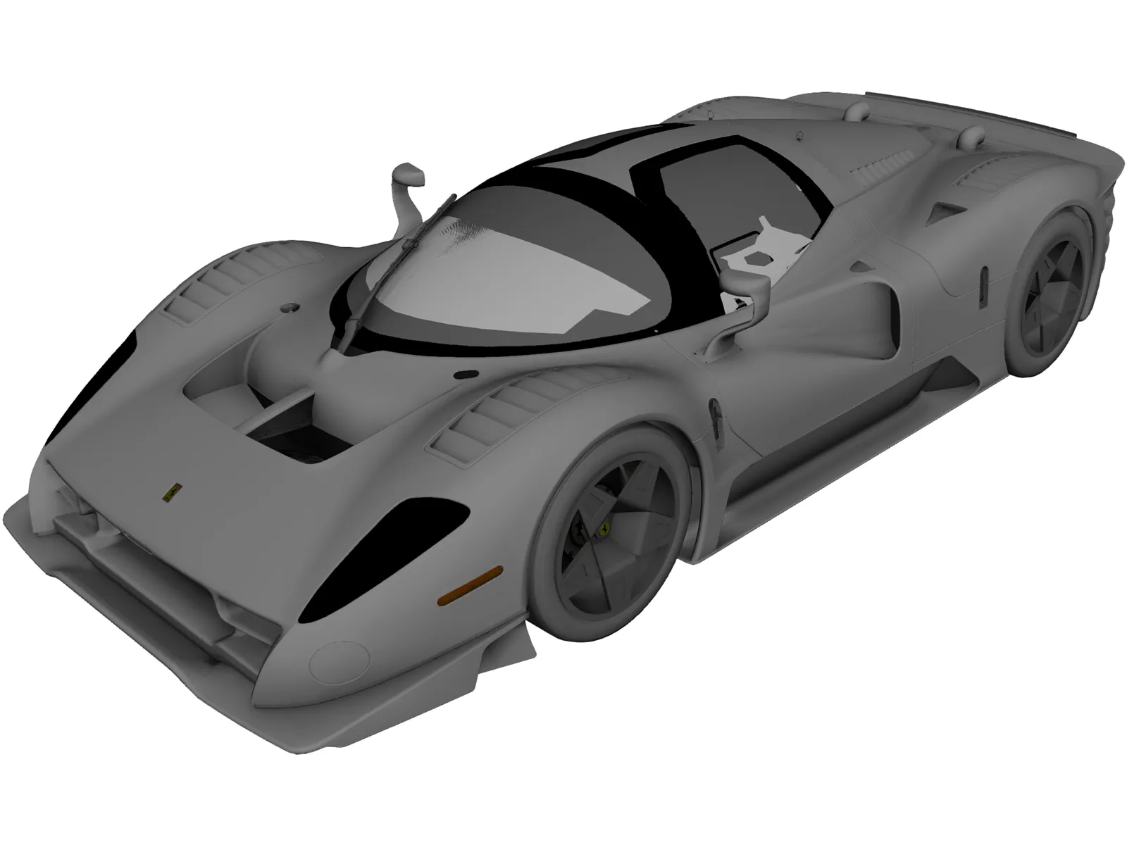 Ferrari P4/5 (2006) 3D Model main preview