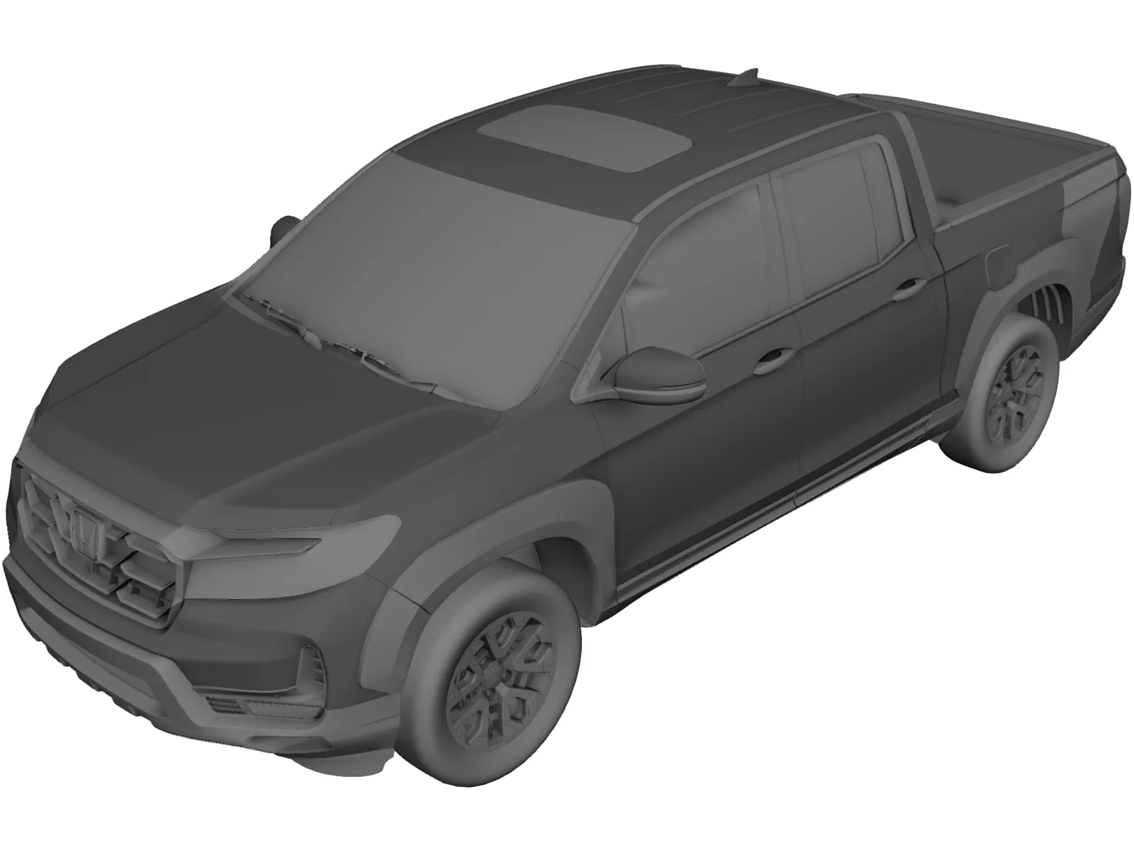 Honda Ridgeline Sport (2022) 3D Model main preview