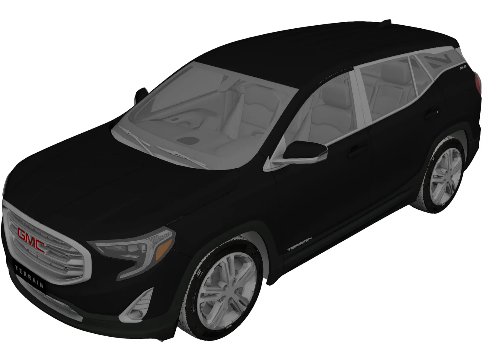 GMC Terrain (2020) 3D Model main preview