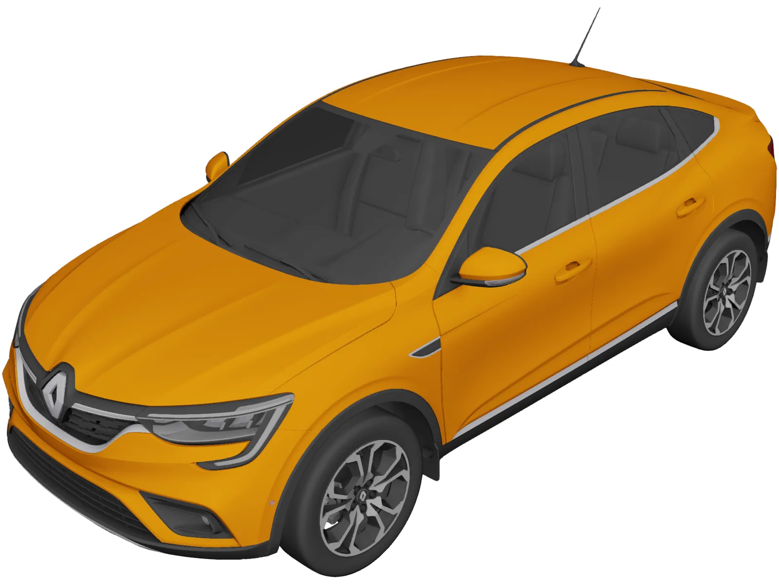 Renault Arkana (2020) 3D Model main preview