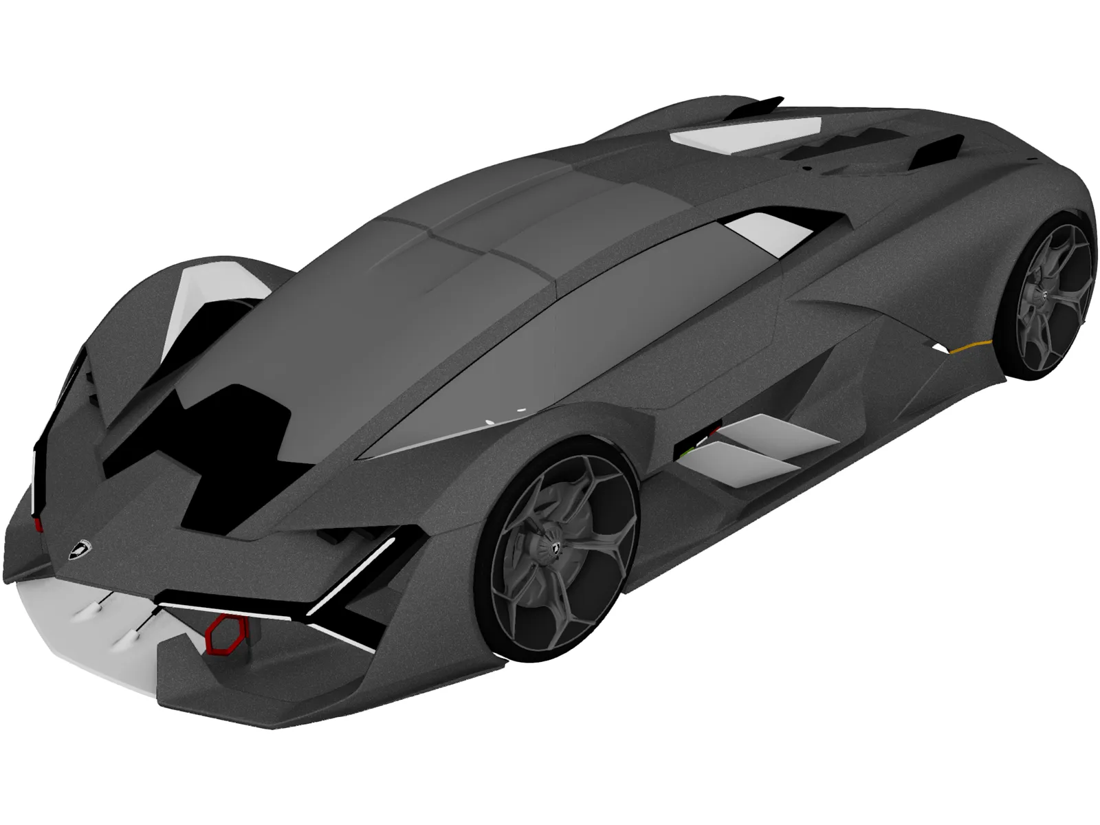 Lamborghini Terzo Millennio (2019) 3D Model main preview