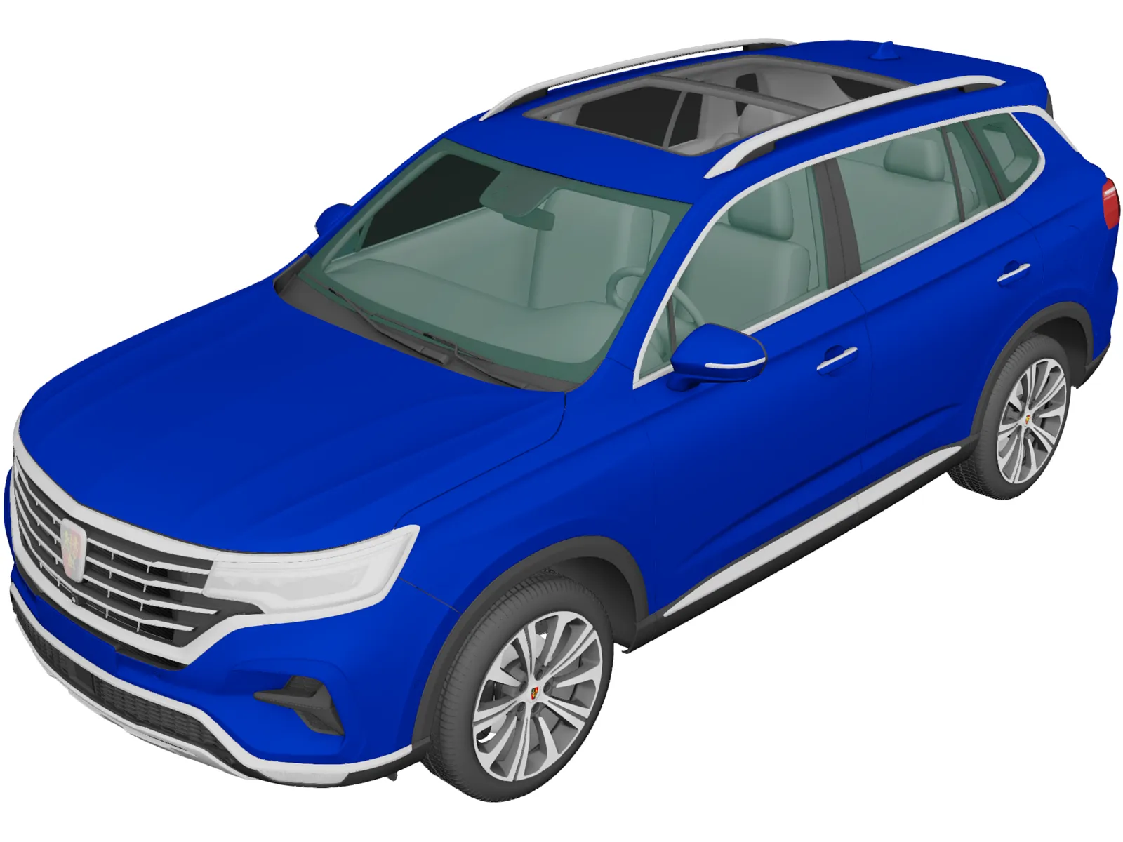 Roewe RX5 Max (2019) 3D Model main preview