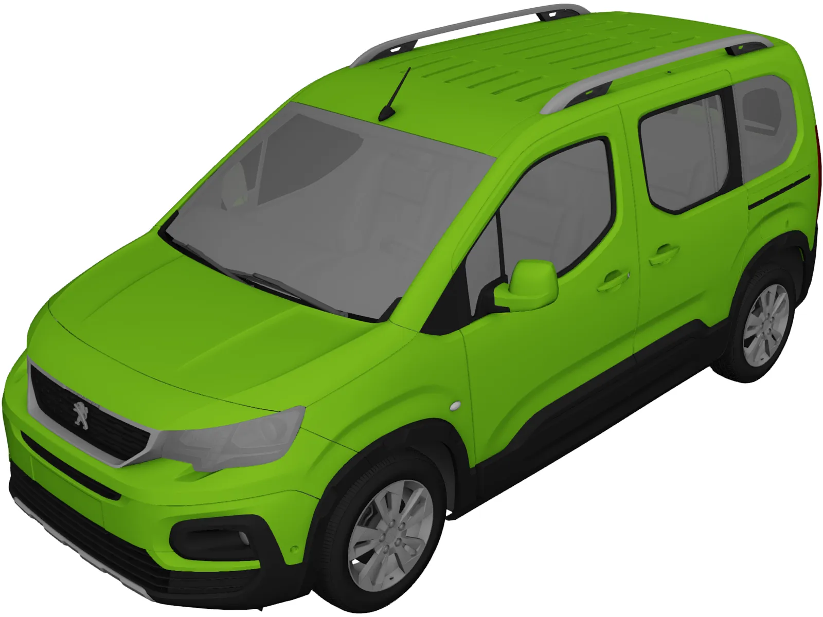 Peugeot Rifter (2020) 3D Model main preview