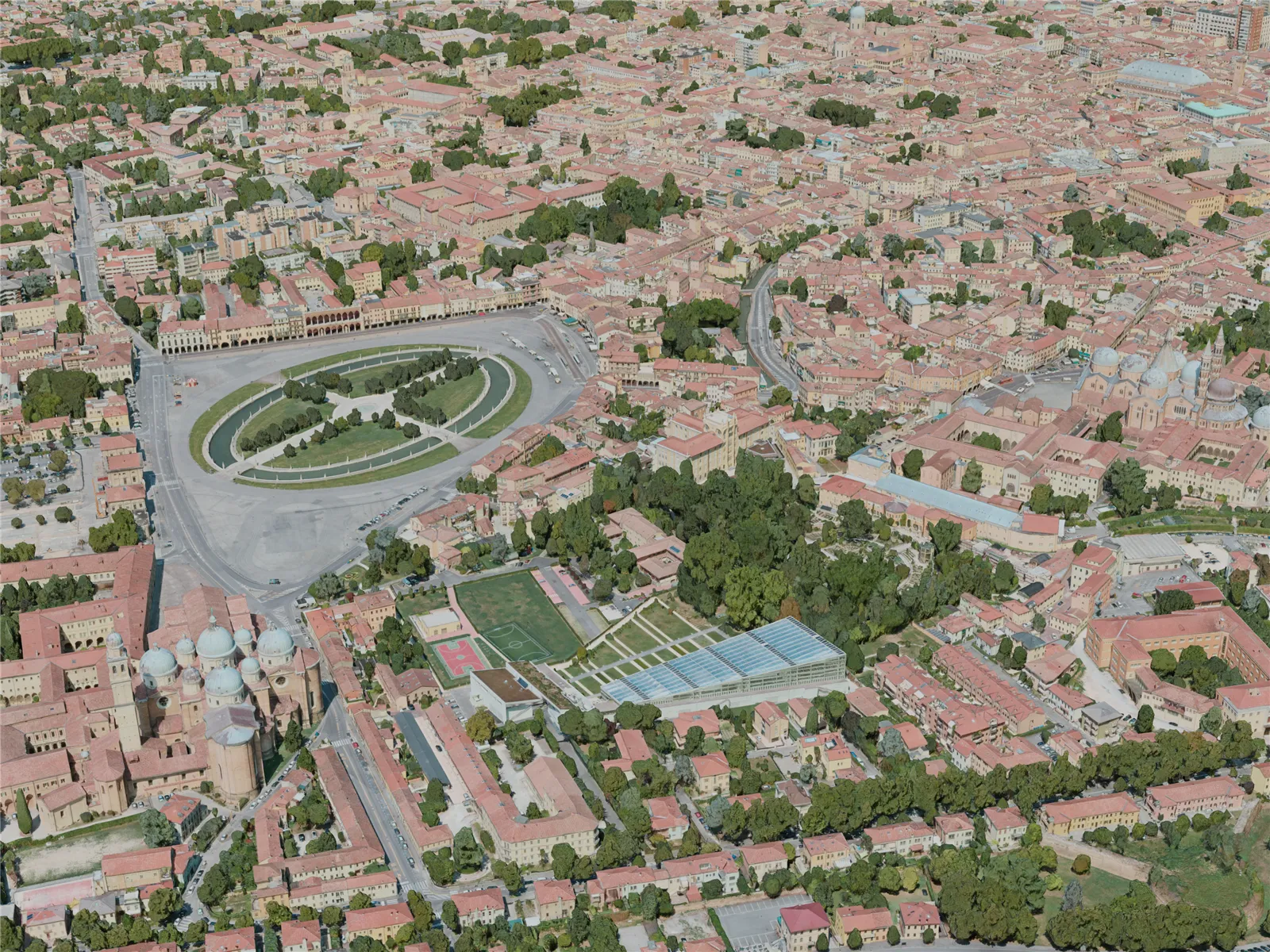 Padua City, Italy (2021) 3D Model main preview