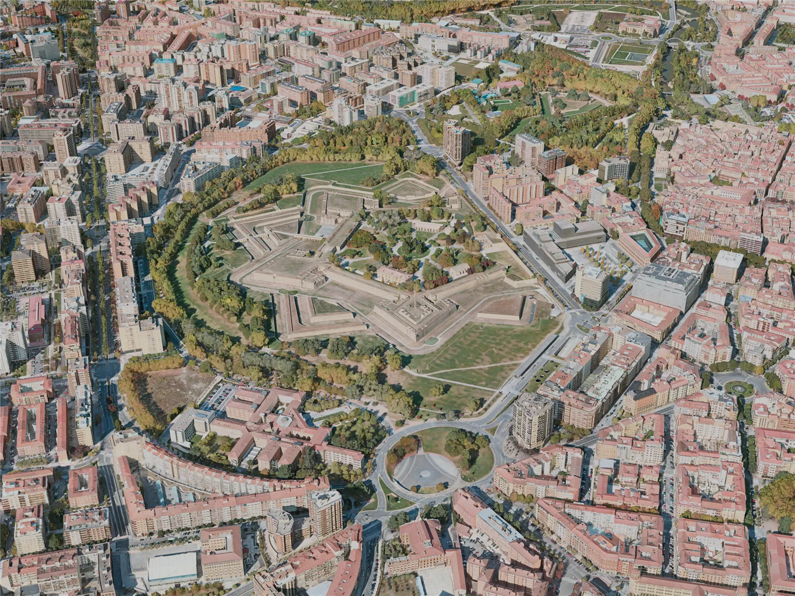 Pamplona City, Spain (2021) 3D Model main preview