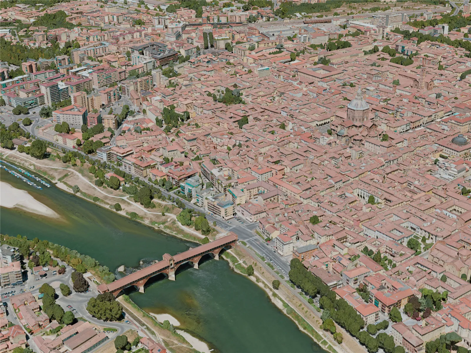 Pavia City, Italy (2021) 3D Model main preview