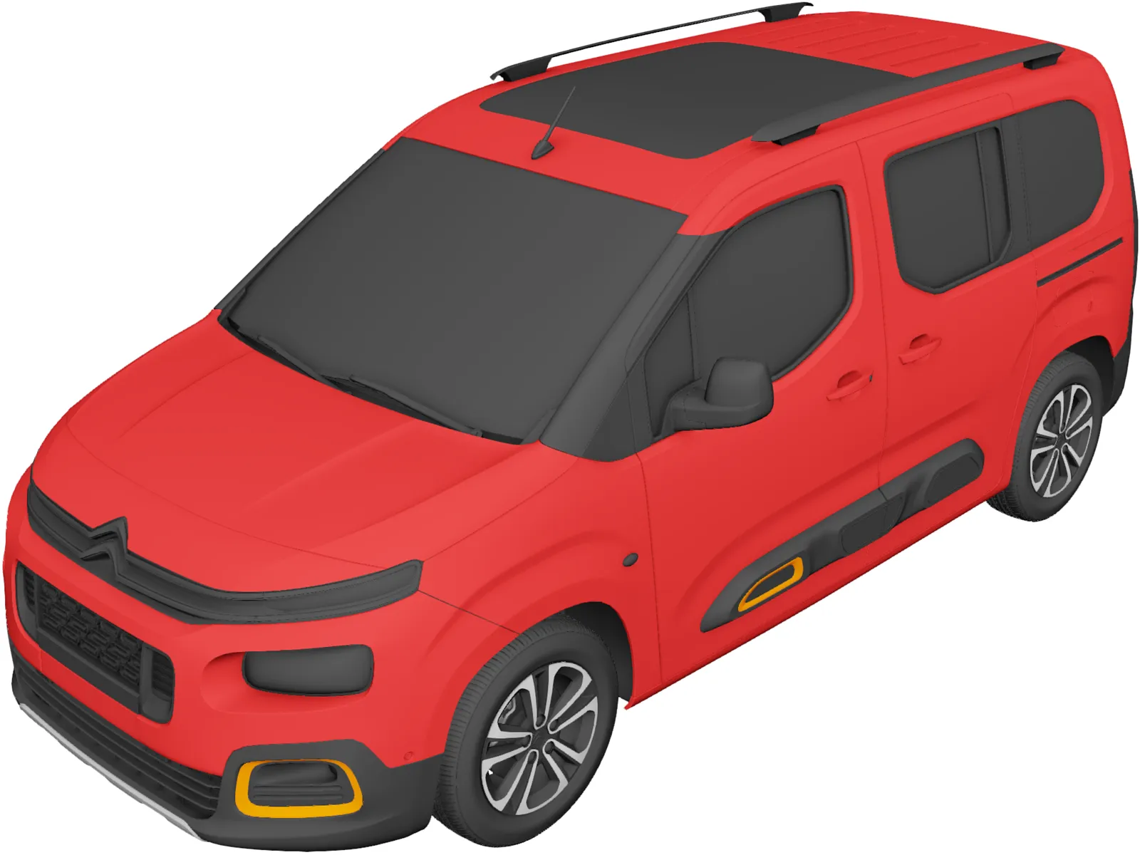 Citroen Berlingo (2021) 3D Model main preview