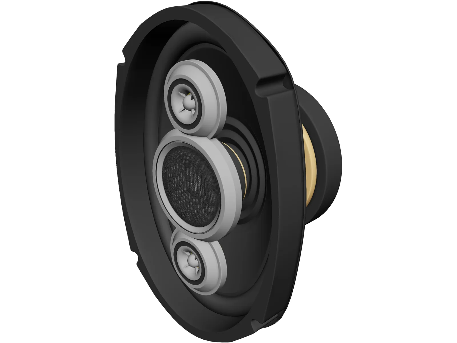 6x9 Jet Sound Speaker 3D Model main preview