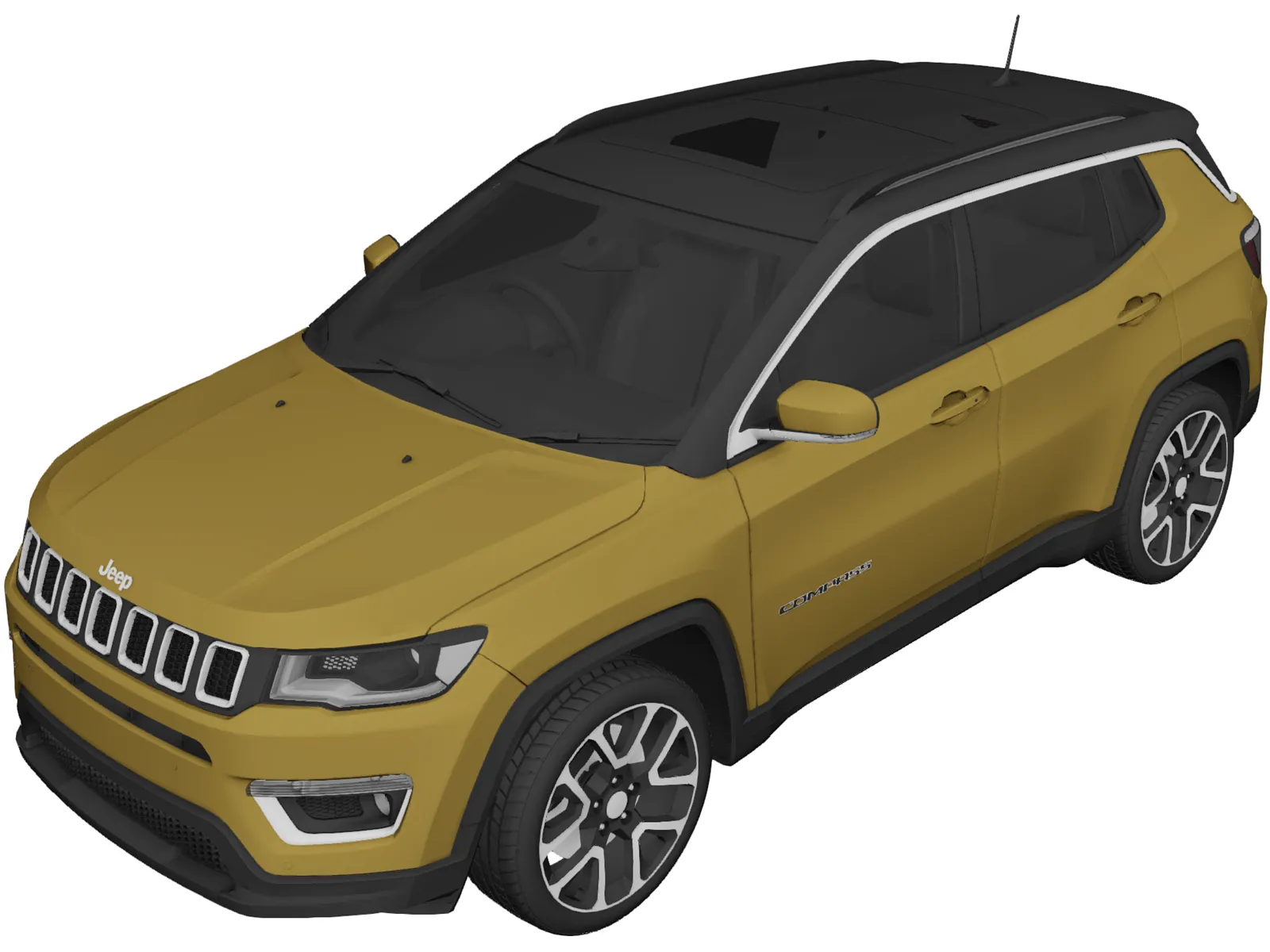 Jeep Compass (2021) 3D Model main preview