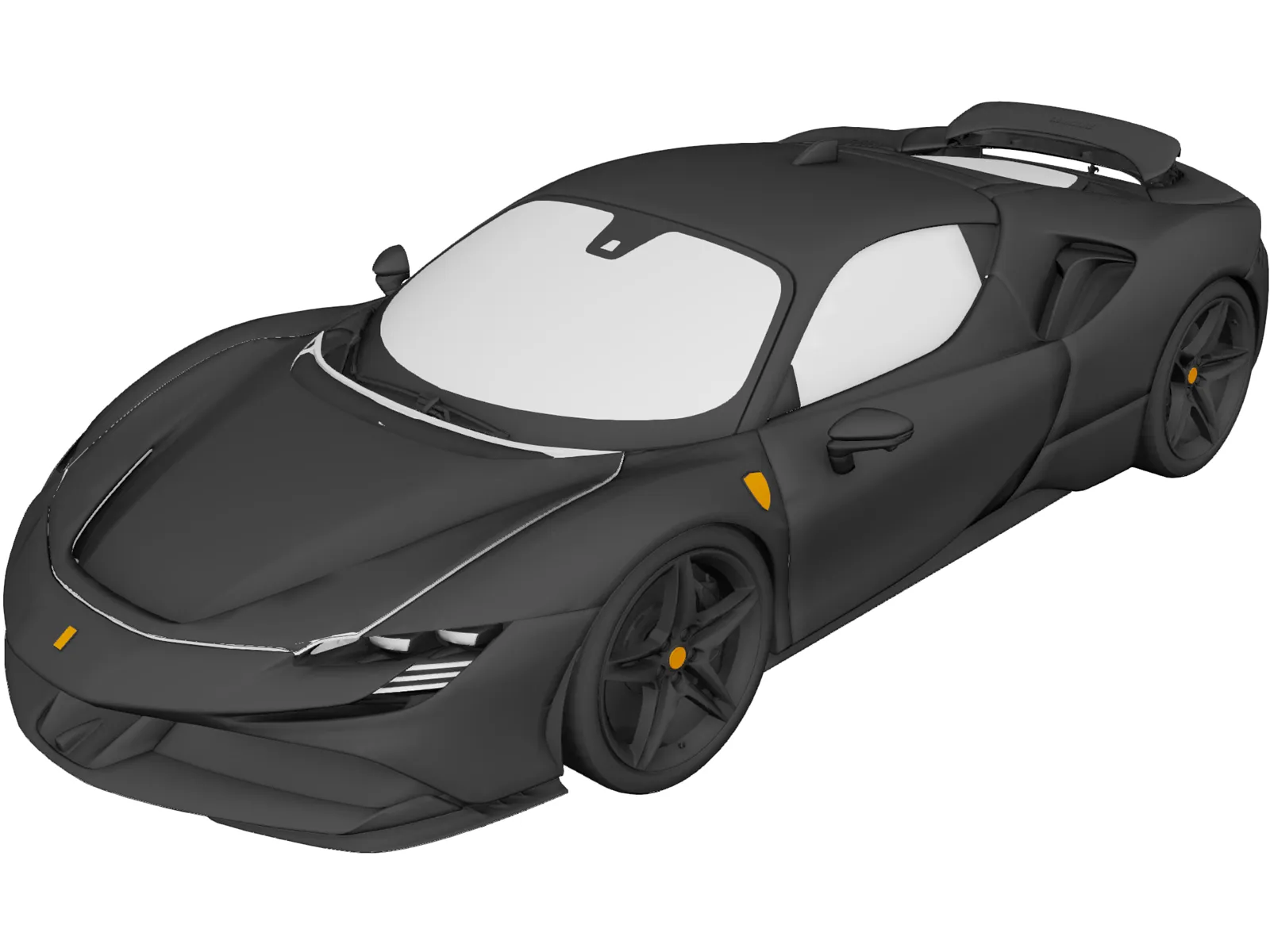 Ferrari SF90 Stradale (2021) 3D Model main preview