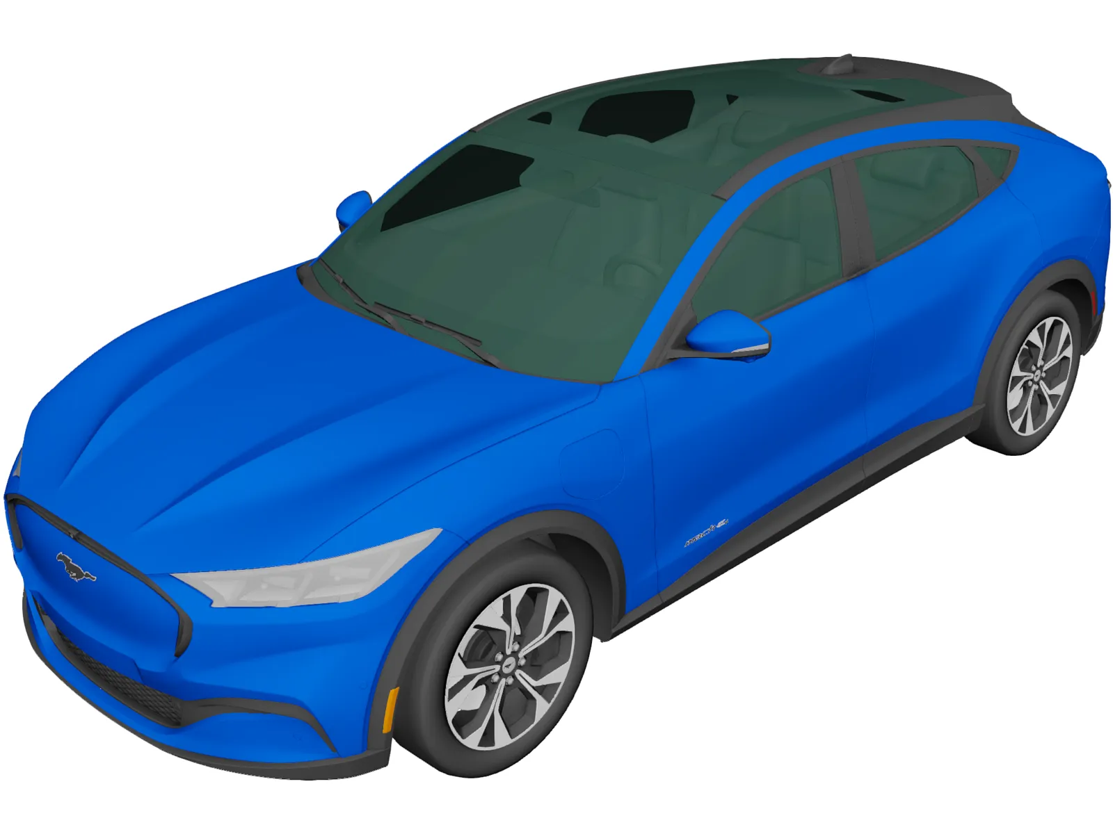 Ford Mustang Mach-E (2021) 3D Model main preview
