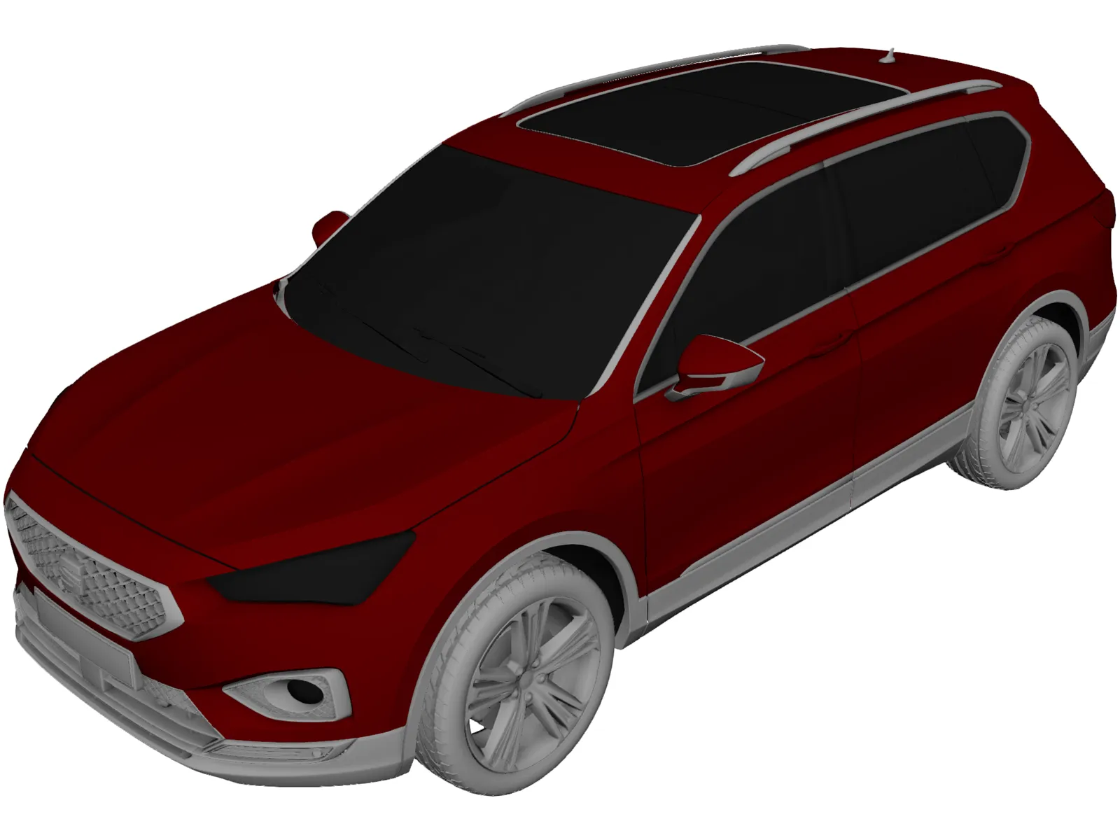 Seat Tarraco Excellence (2021) 3D Model main preview
