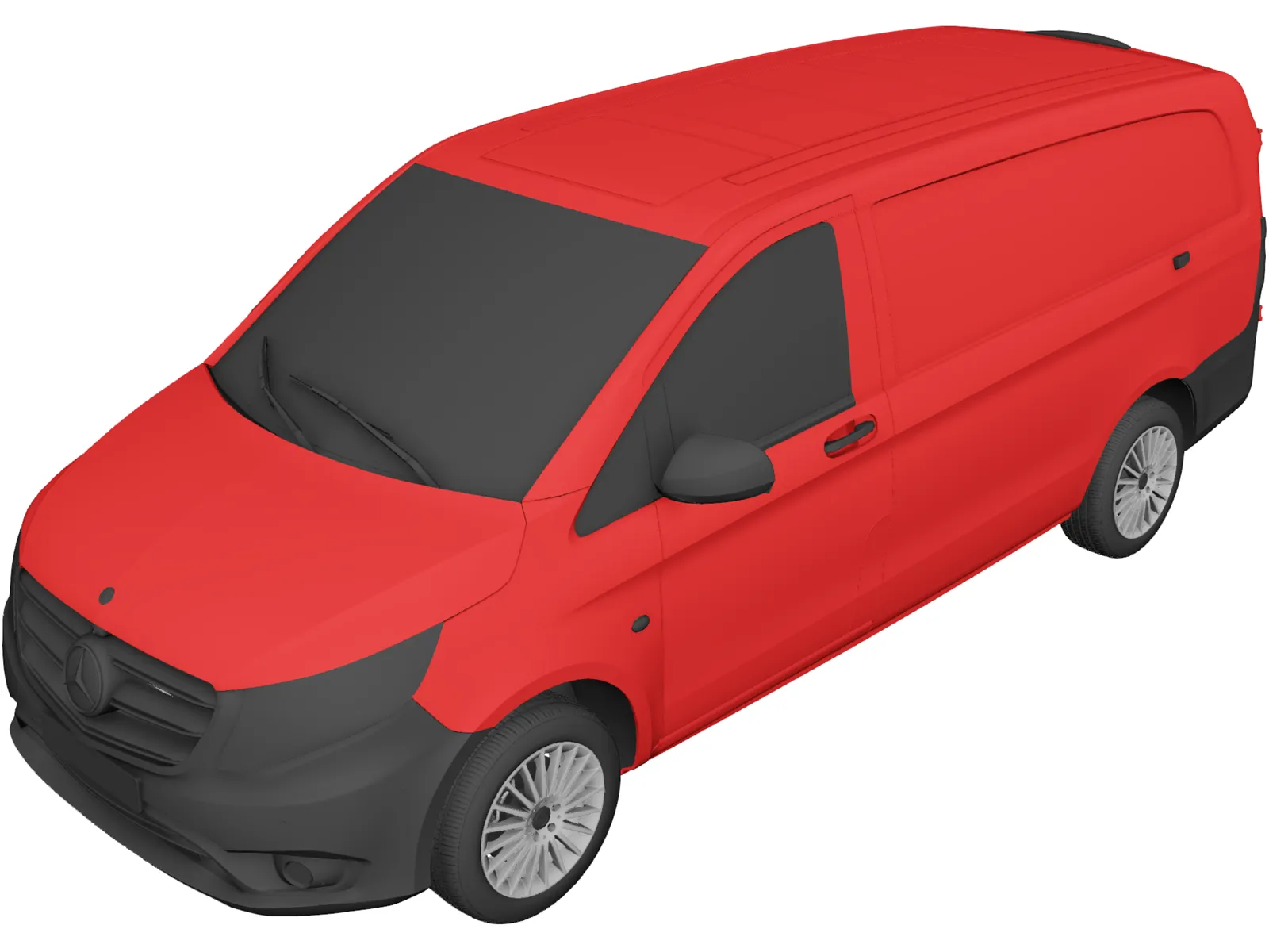 Mercedes-Benz Metris Cargo Van (2021) 3D Model main preview