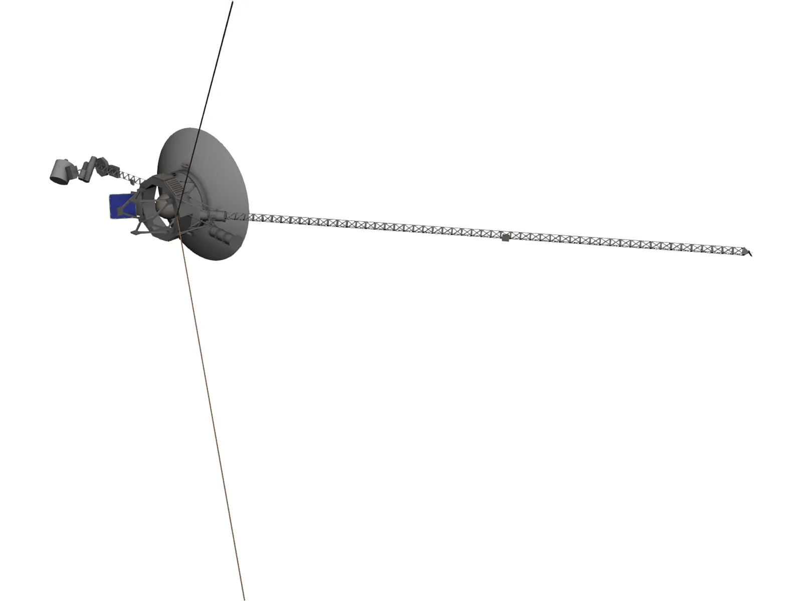 Voyager 3D Model main preview