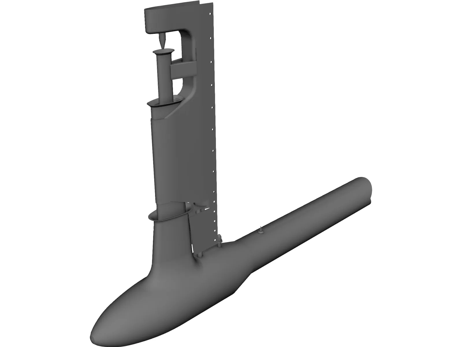 Gluhareff G8-2-20 Jet Engine 3D Model main preview