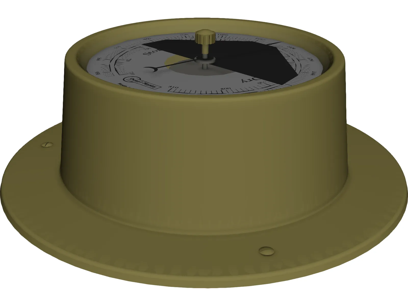 Barometer 3D Model main preview