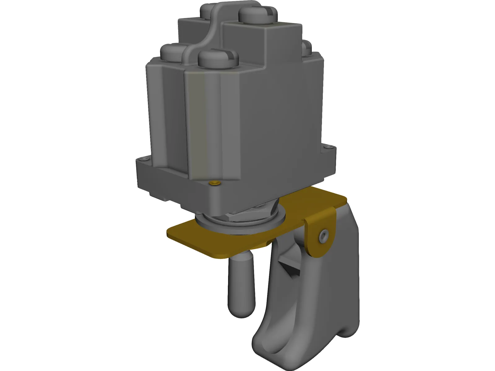 Cuttler&Hammer Toggle Switch with Guard 3D Model main preview