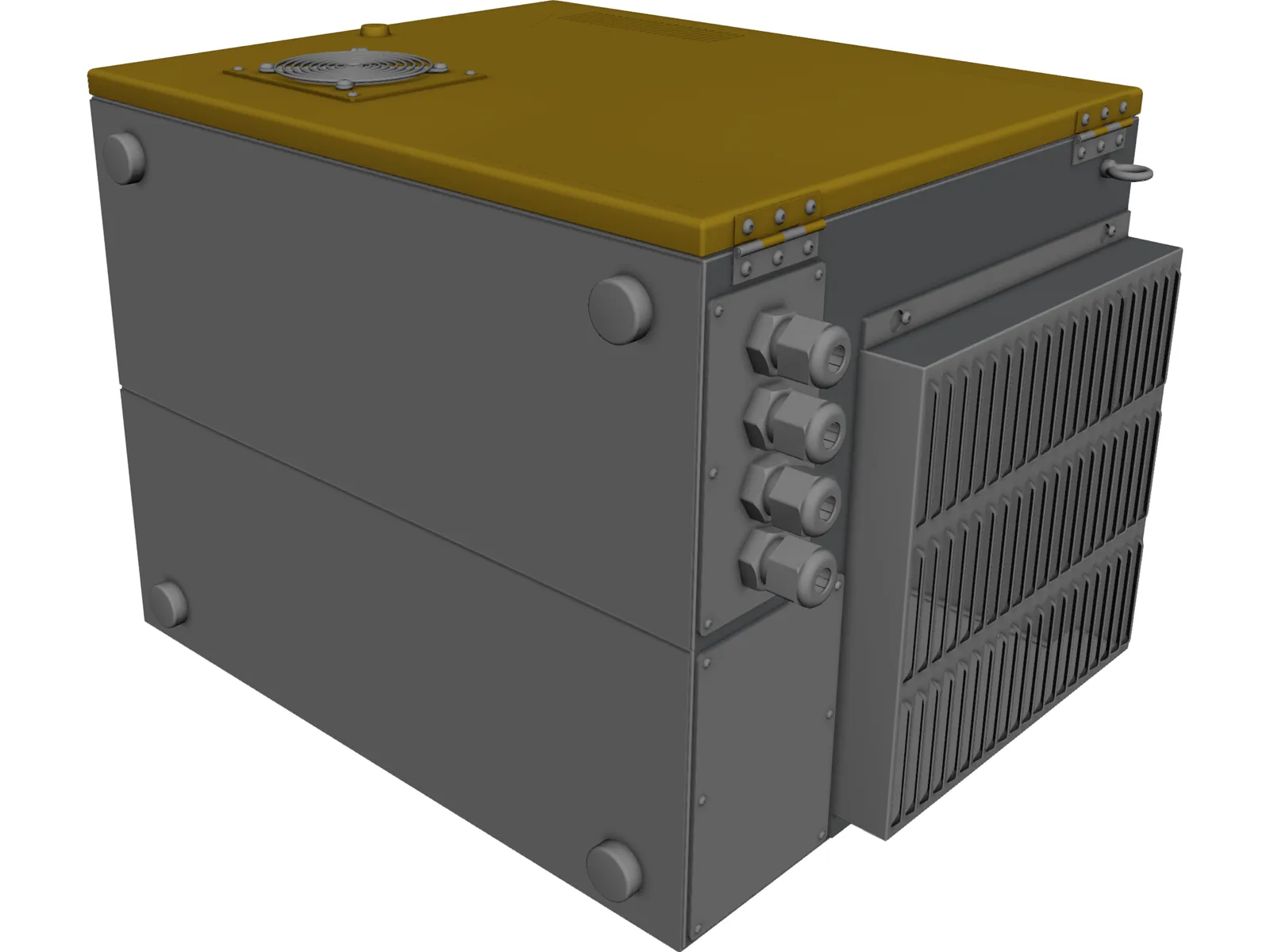 Fanuc Robotics RJ3 A-Size Control Cabinet 3D Model main preview