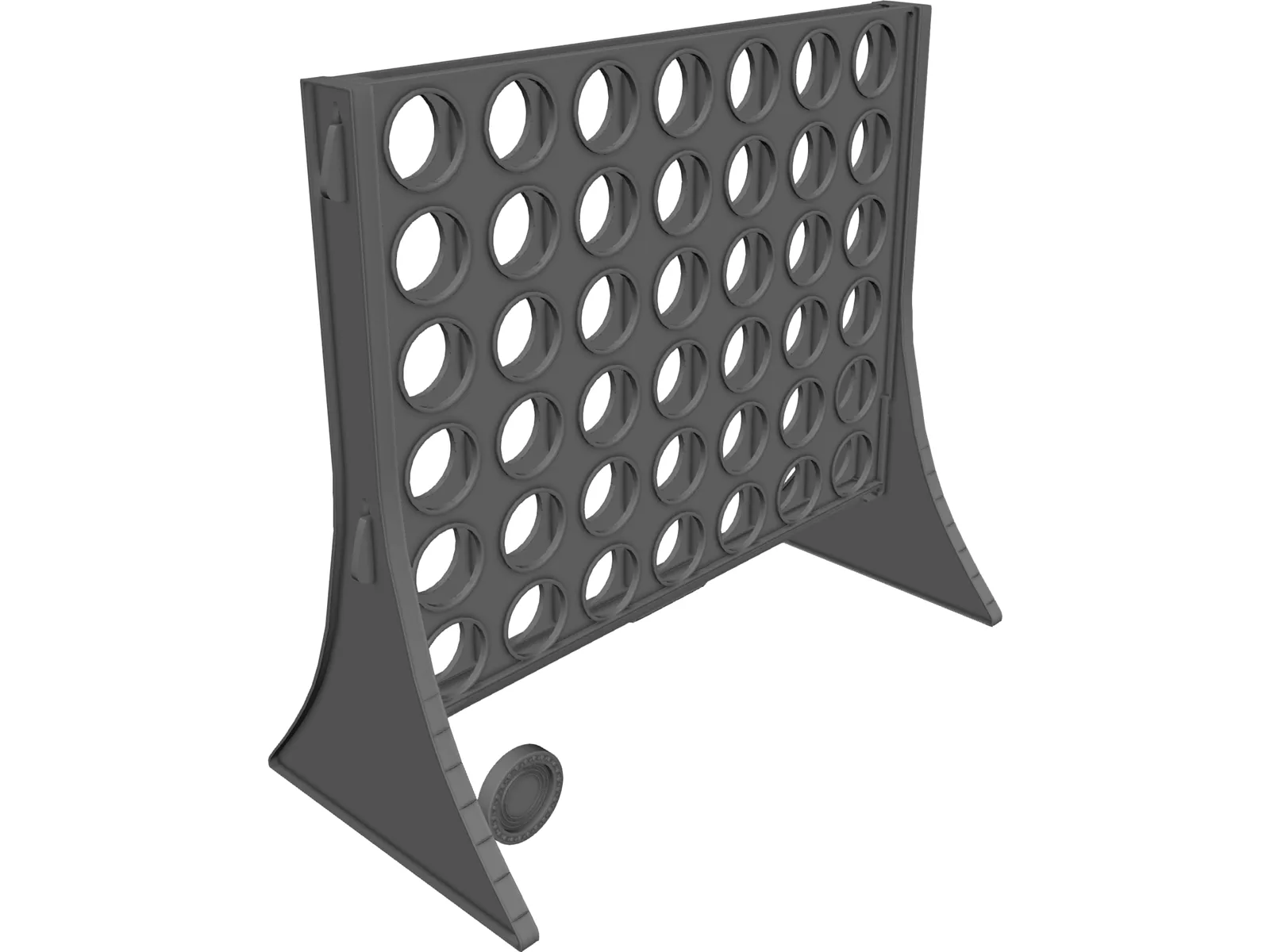 Connect Four 3D Model main preview