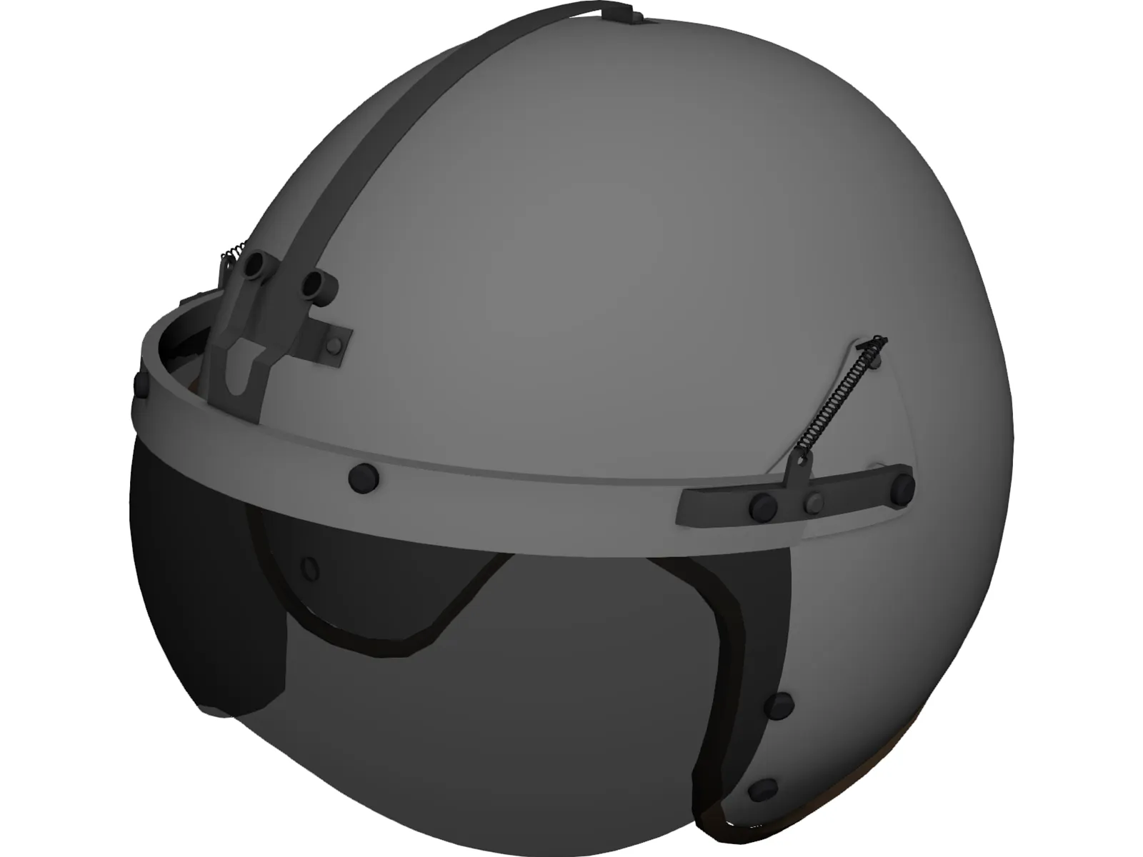 USAF P-4B Flight Helmet 3D Model main preview