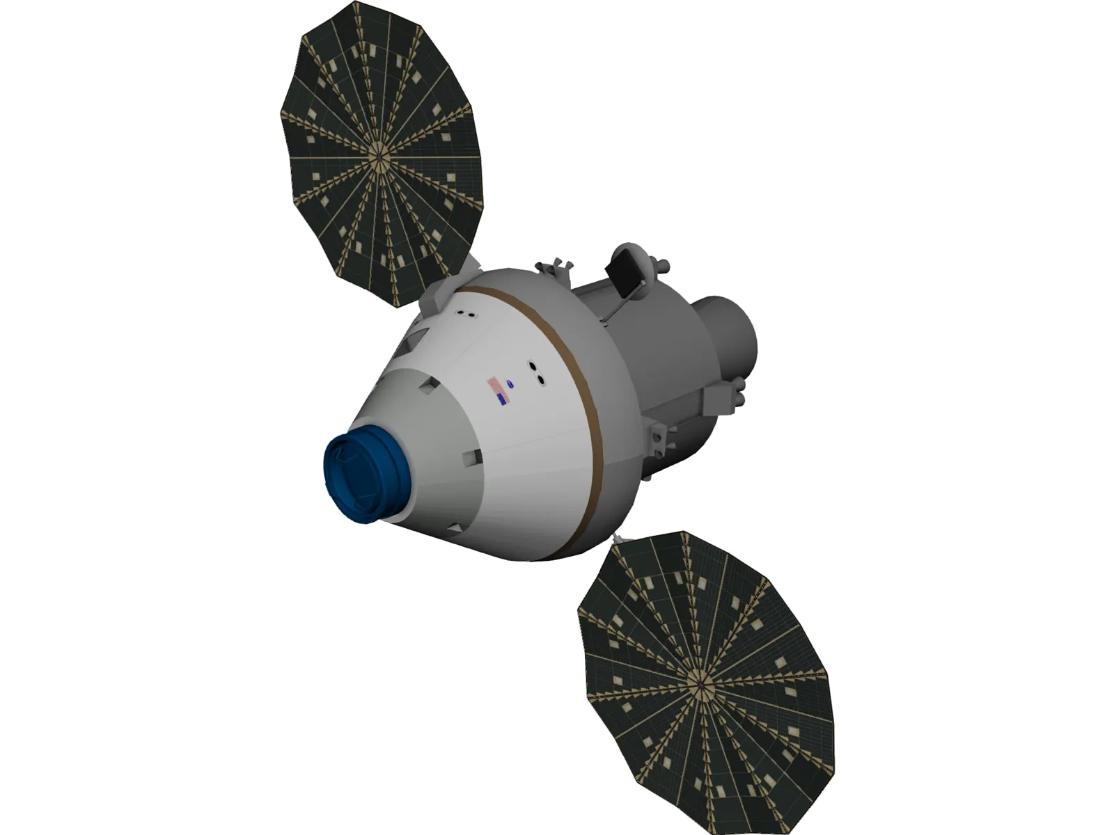Orion Spacecraft 3D Model main preview