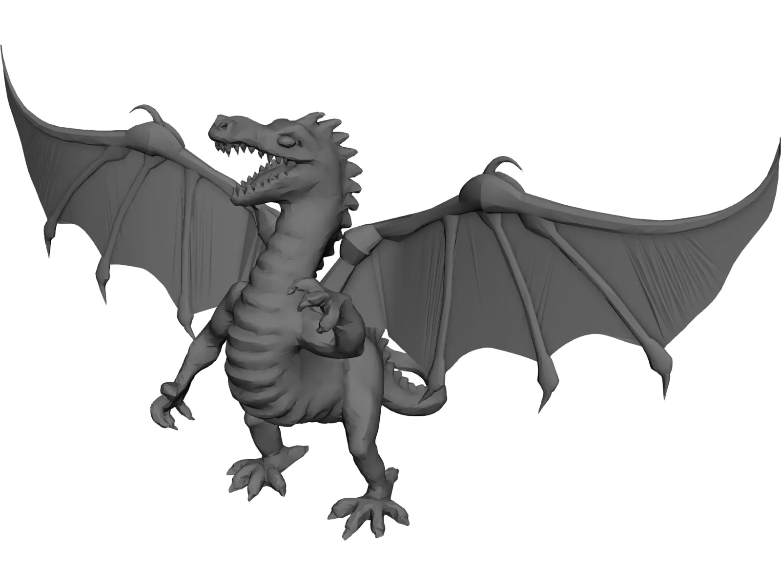 Dragon 3D Model main preview