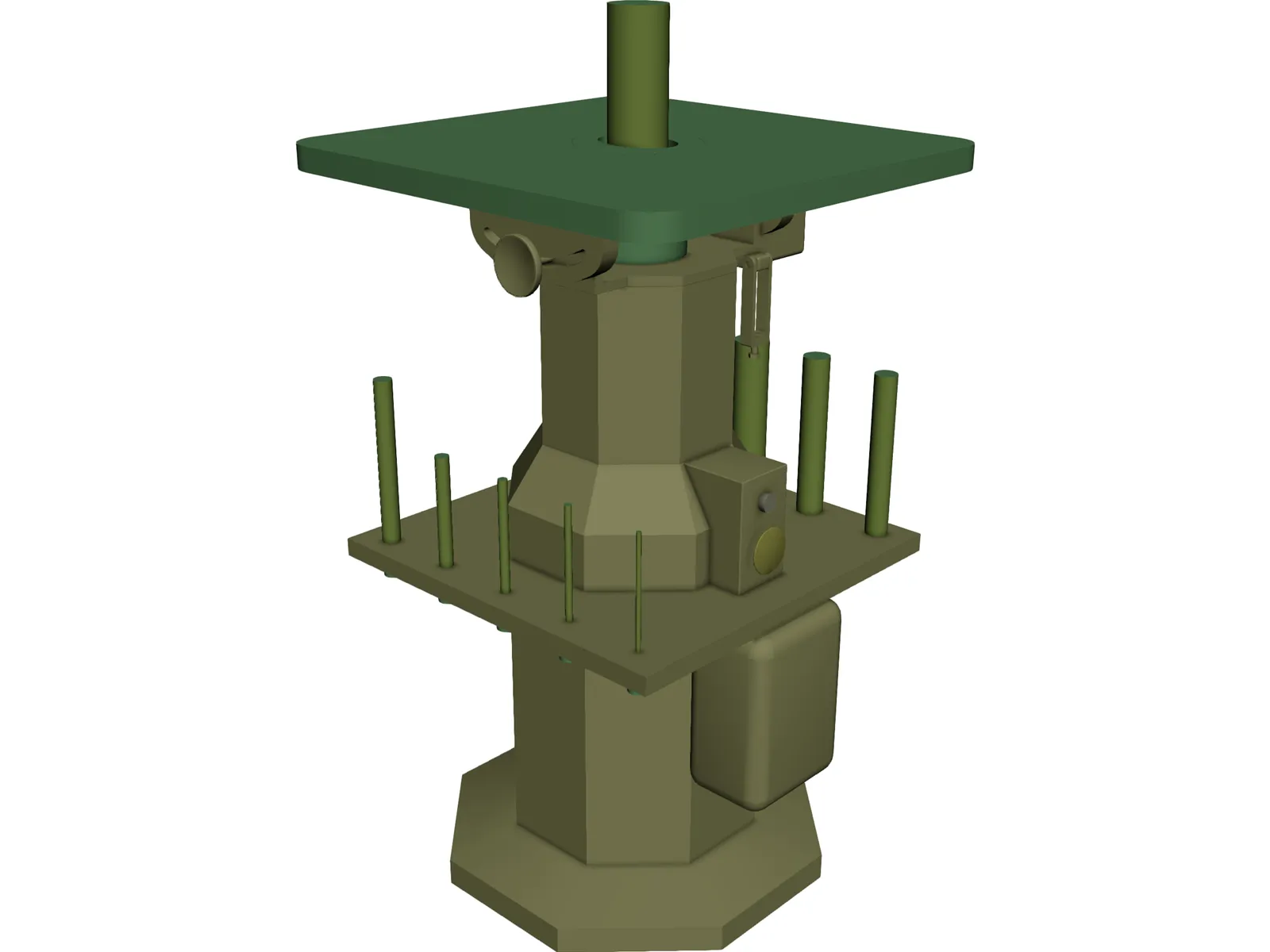 Spindle Sander Jet OVS_10 3D Model main preview